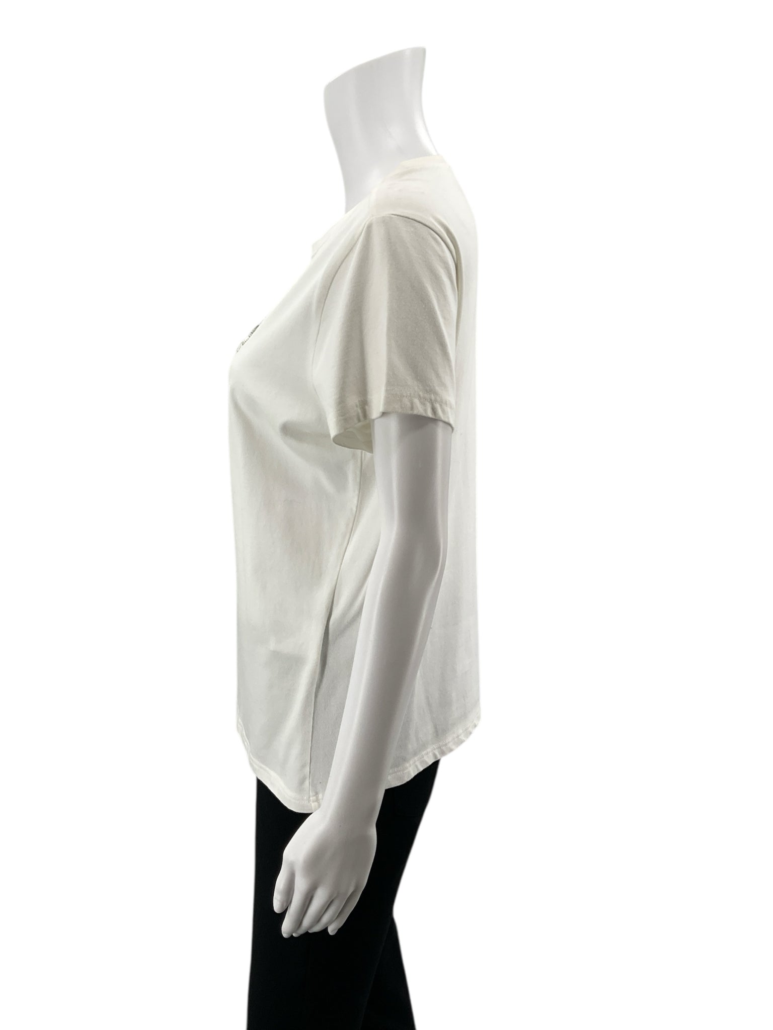 Talbots White Pre-Owned Ladies Top - Size Medium Petite