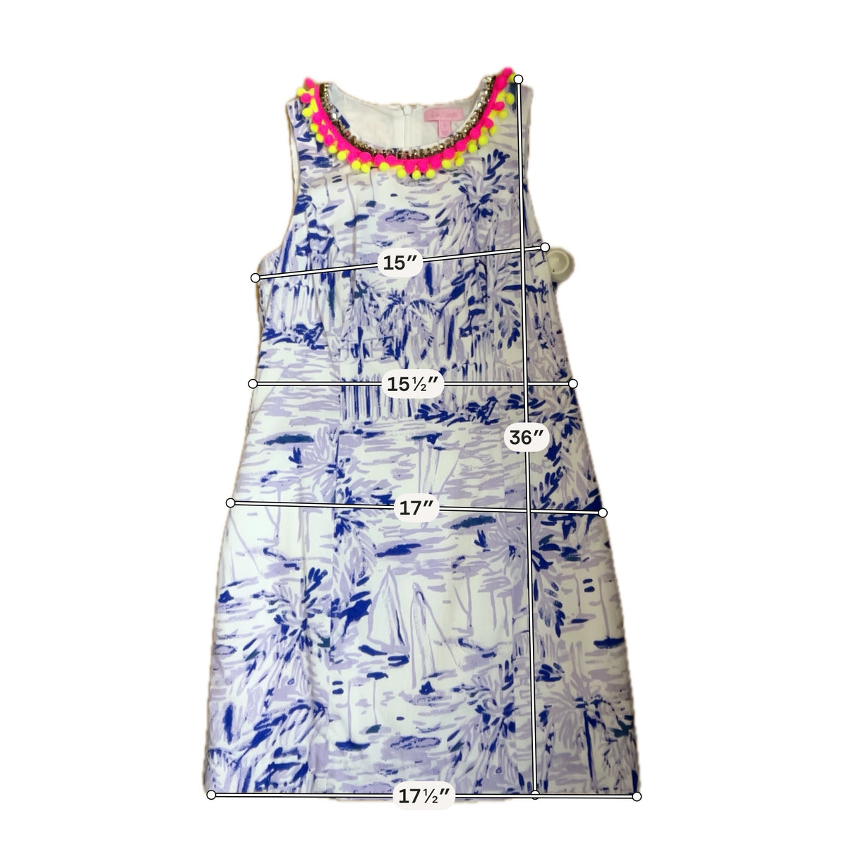 Lilly Pulitzer Kristen Dress One Too Many Print Size 4 - ONLINE ONLY