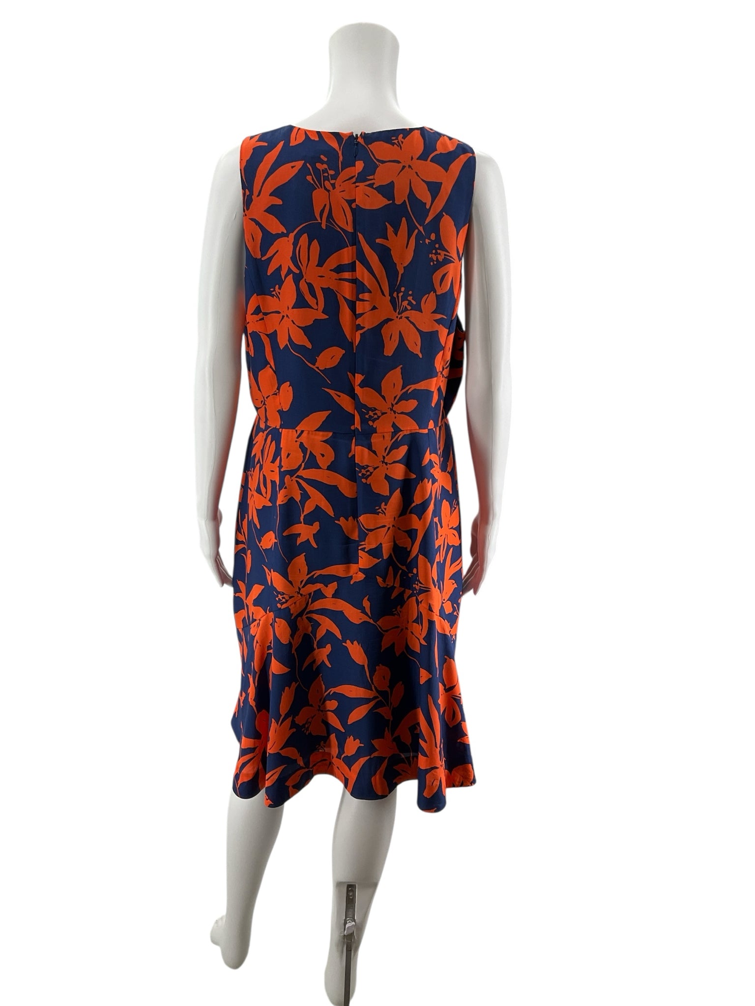 J.Crew Collection Flounce Dress in Ratti Painted Lily Floral Size 14