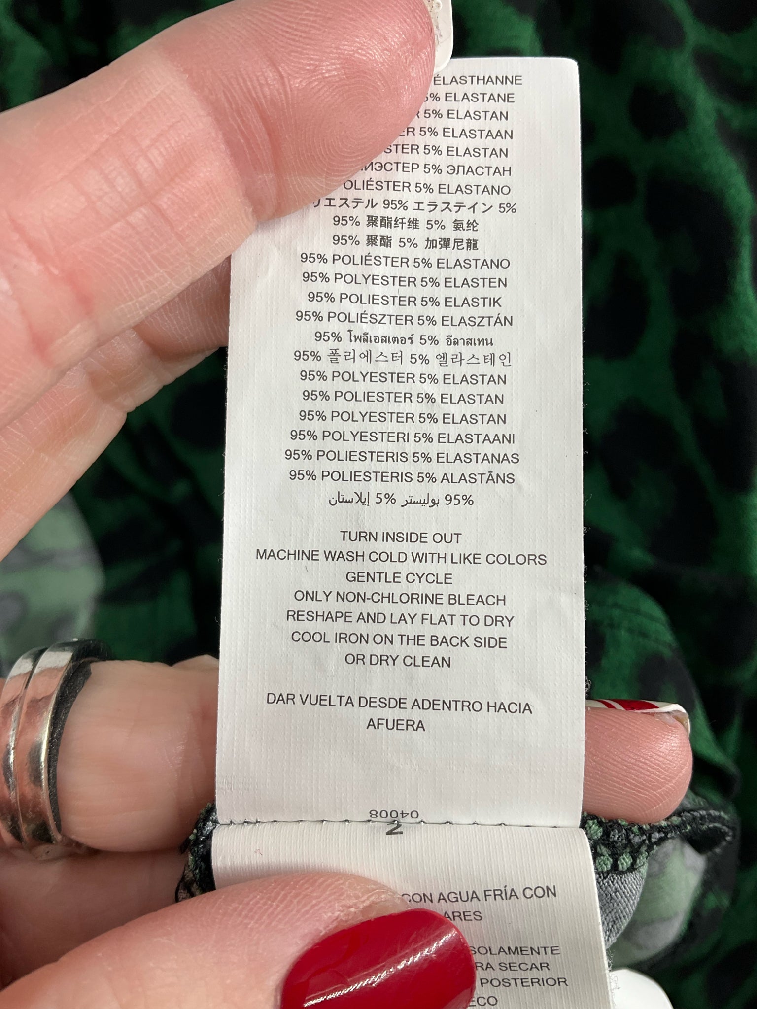 Michael Kors green and black cheetah print casual top for ladies in size XL, featuring a relaxed fit and stylish design.