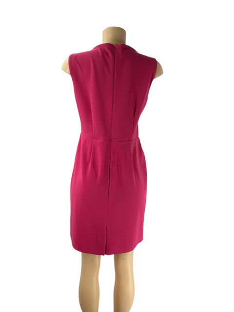 Talbots Hot Pink Solid Pre-Owned Ladies Dress - Size 10 Petite - Margaret’s Fine Consignment
