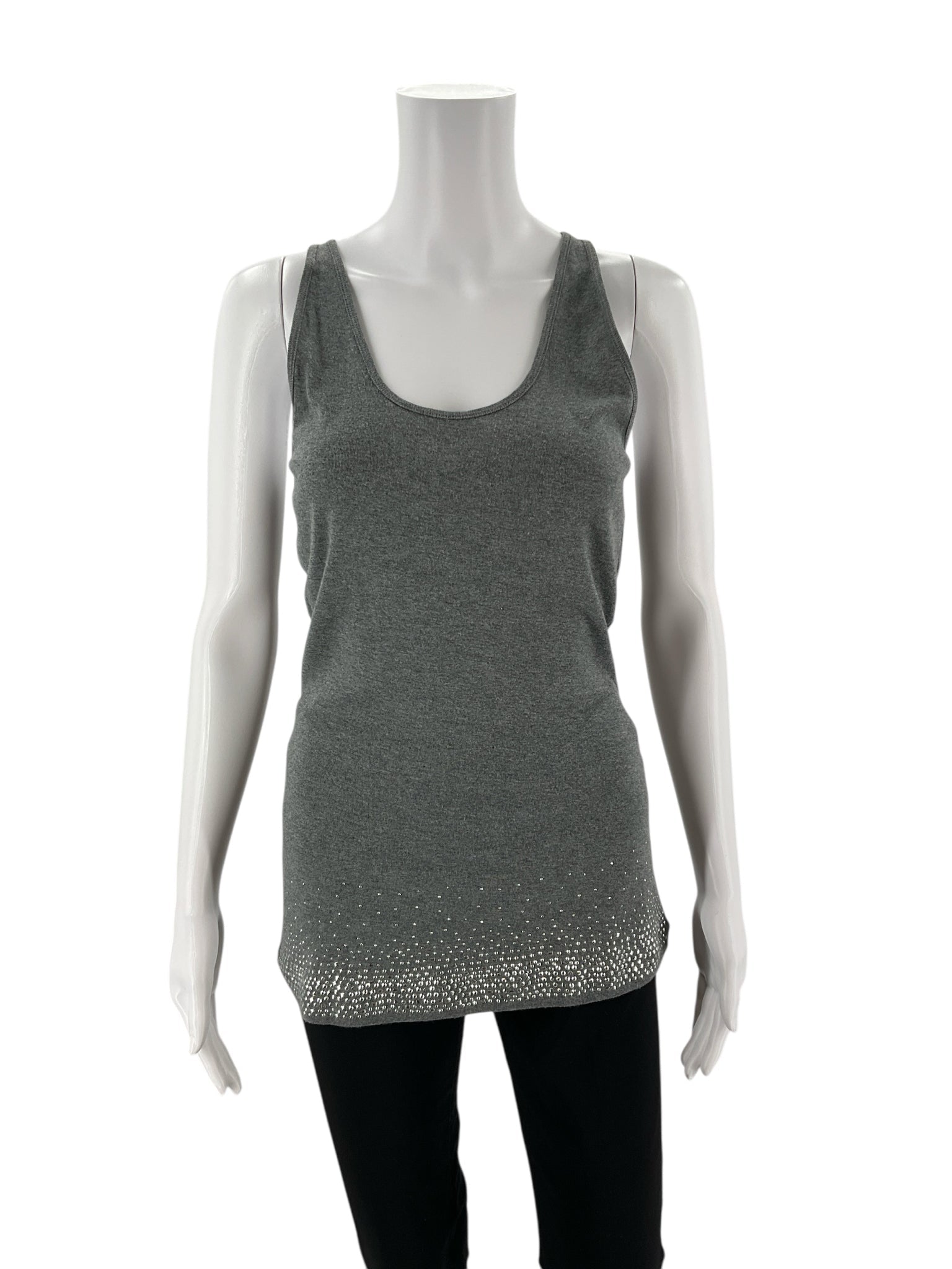 Express Gray Tank Top Pre-Owned Ladies Top - Size Large - Margaret’s Fine Consignment