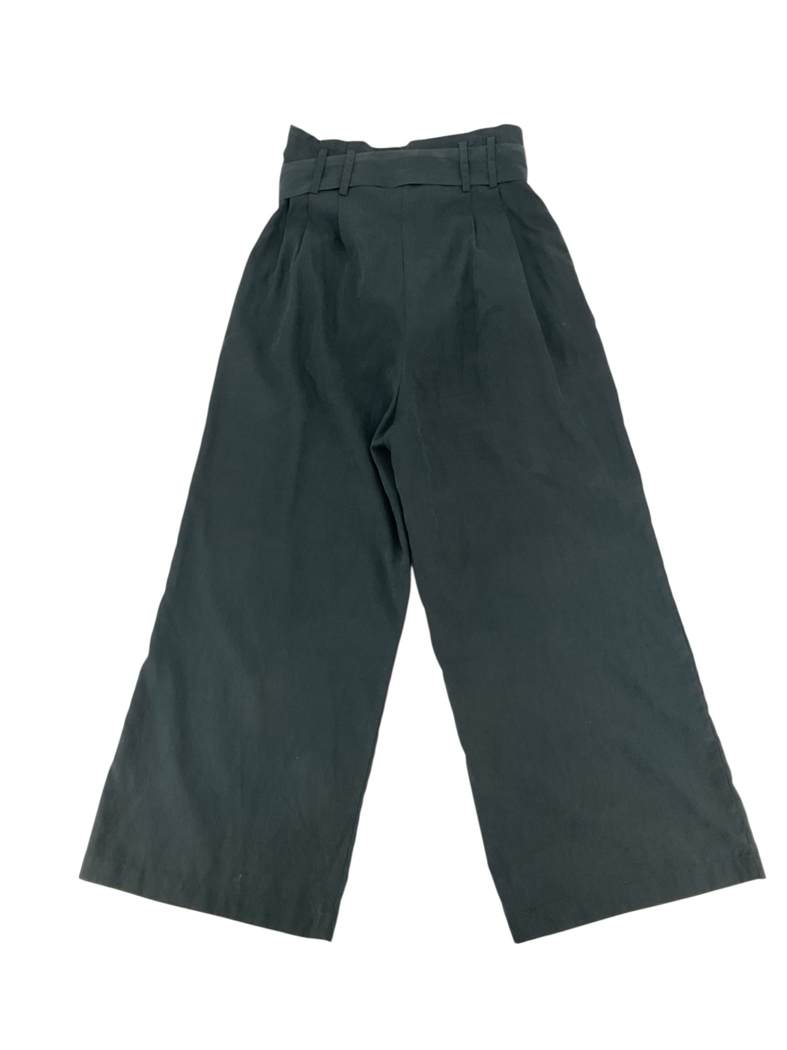 Sadie + Sage Gray Pant Sadie + Sage Gray Pleated Paperbag Waist Wide Leg Culottes Size Small - Size S