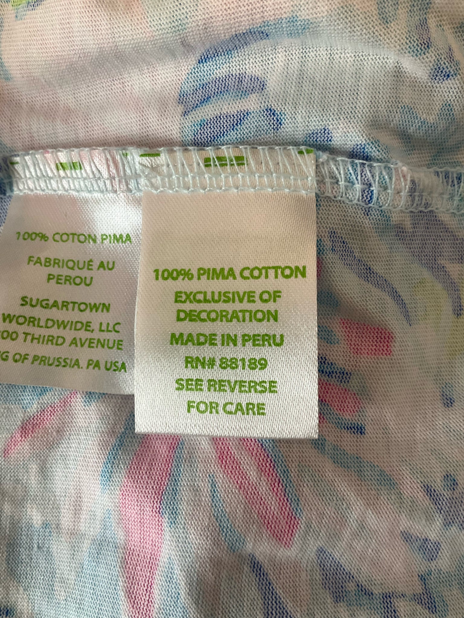 Lilly Pulitzer Skipper Popover Dress In A Squeeze Floral Pima Cotton Small