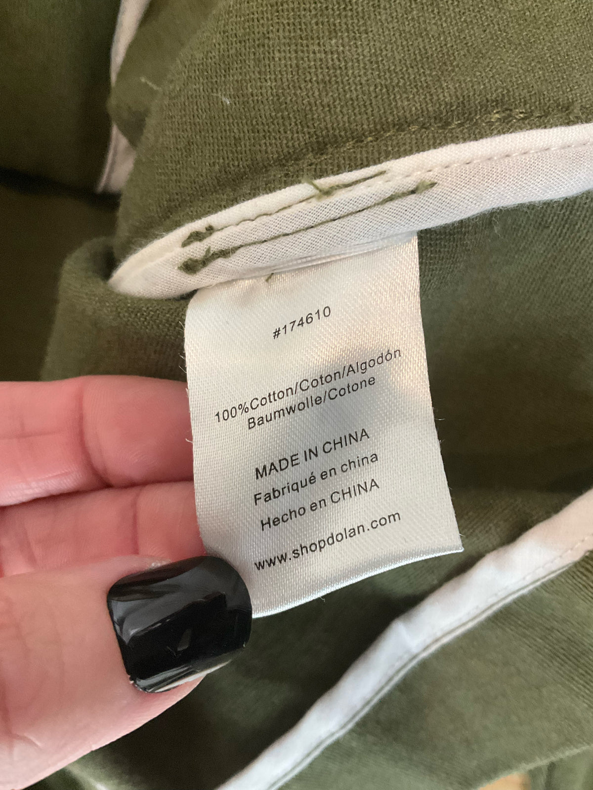 DOLAN Left Coast Collection Olive Green Ruffle Military Jacket - Size Small - ONLINE ONLY