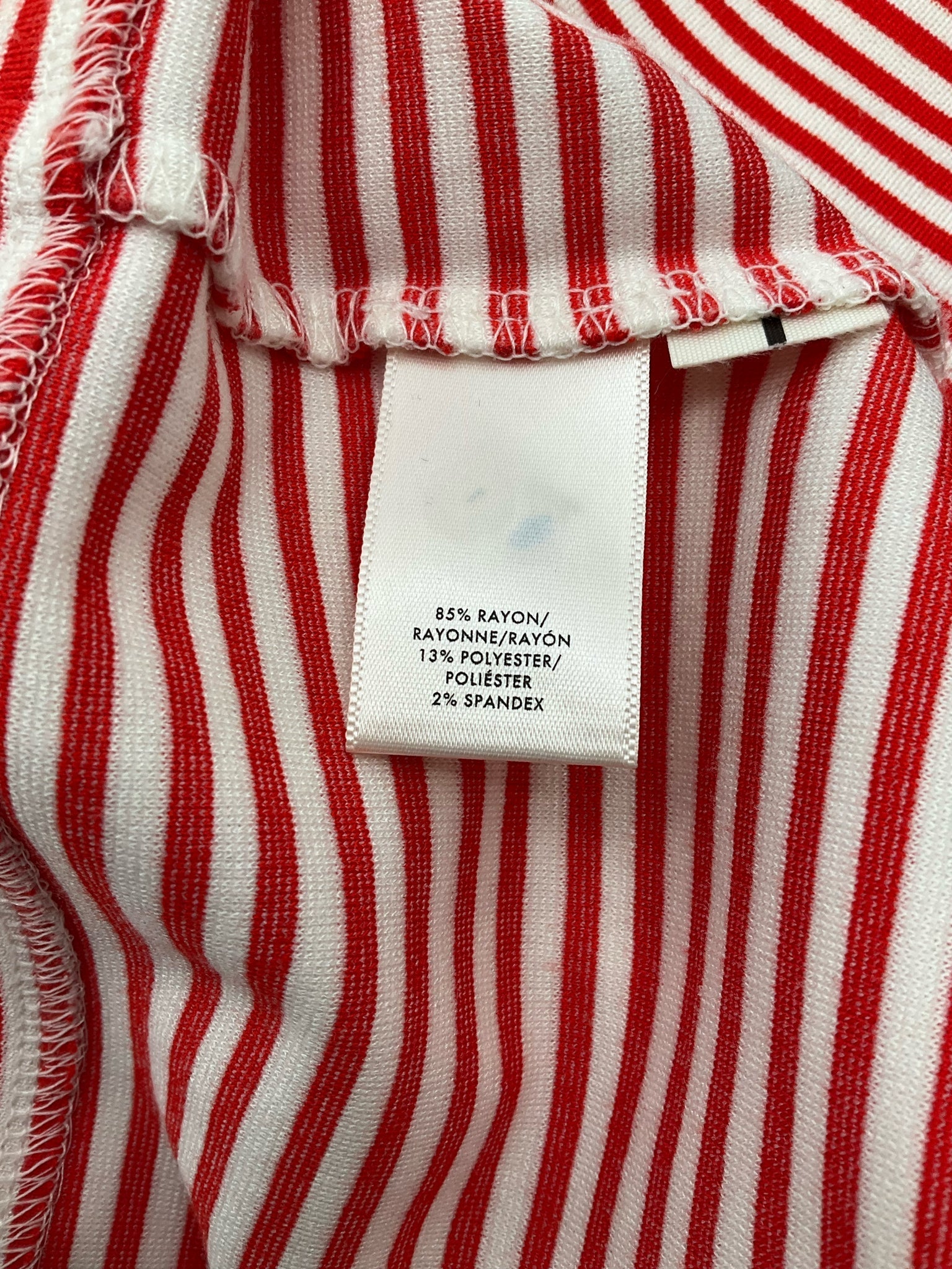 Ann Taylor Red/White Stripe Pre-Owned Ladies Dress - Size 6 Petite - Margaret’s Fine Consignment