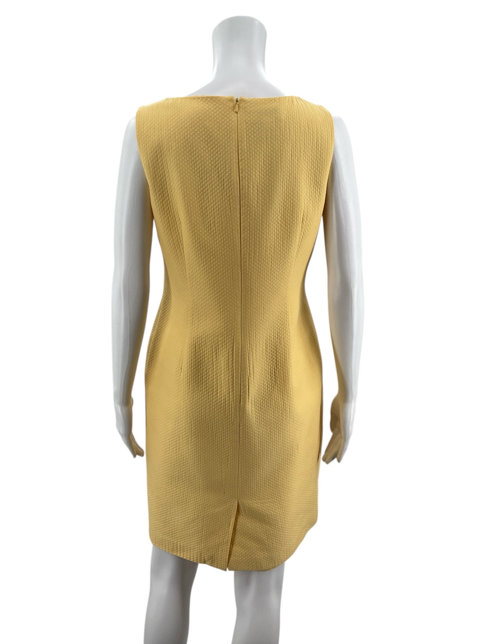 Talbots Yellow Textured Dress – Women’s Size 8 Petite