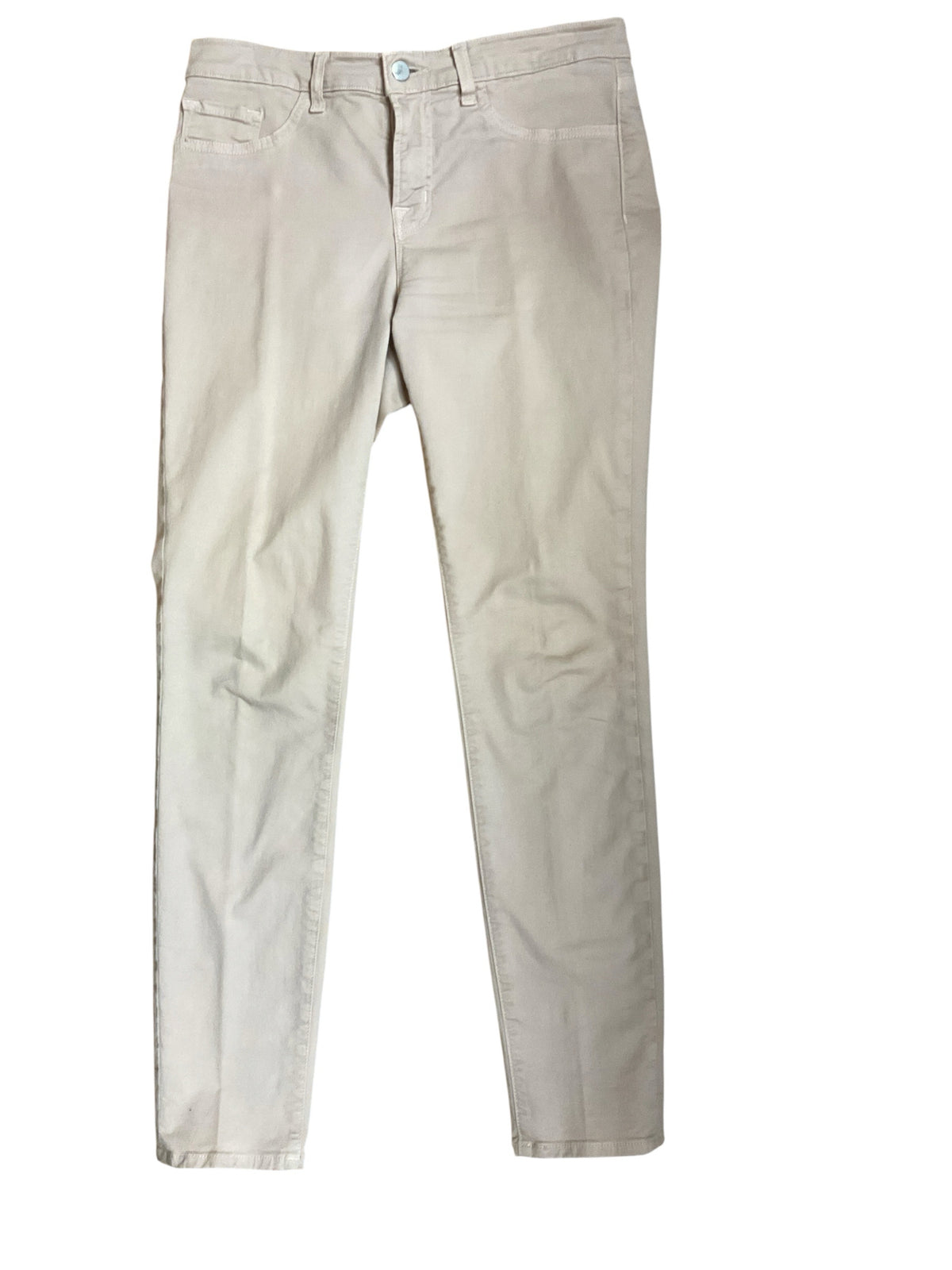 J Brand Mid-Rise Crop Skinny Jeans Stretch Twill Tan Size 29 - ONLINE ONLY