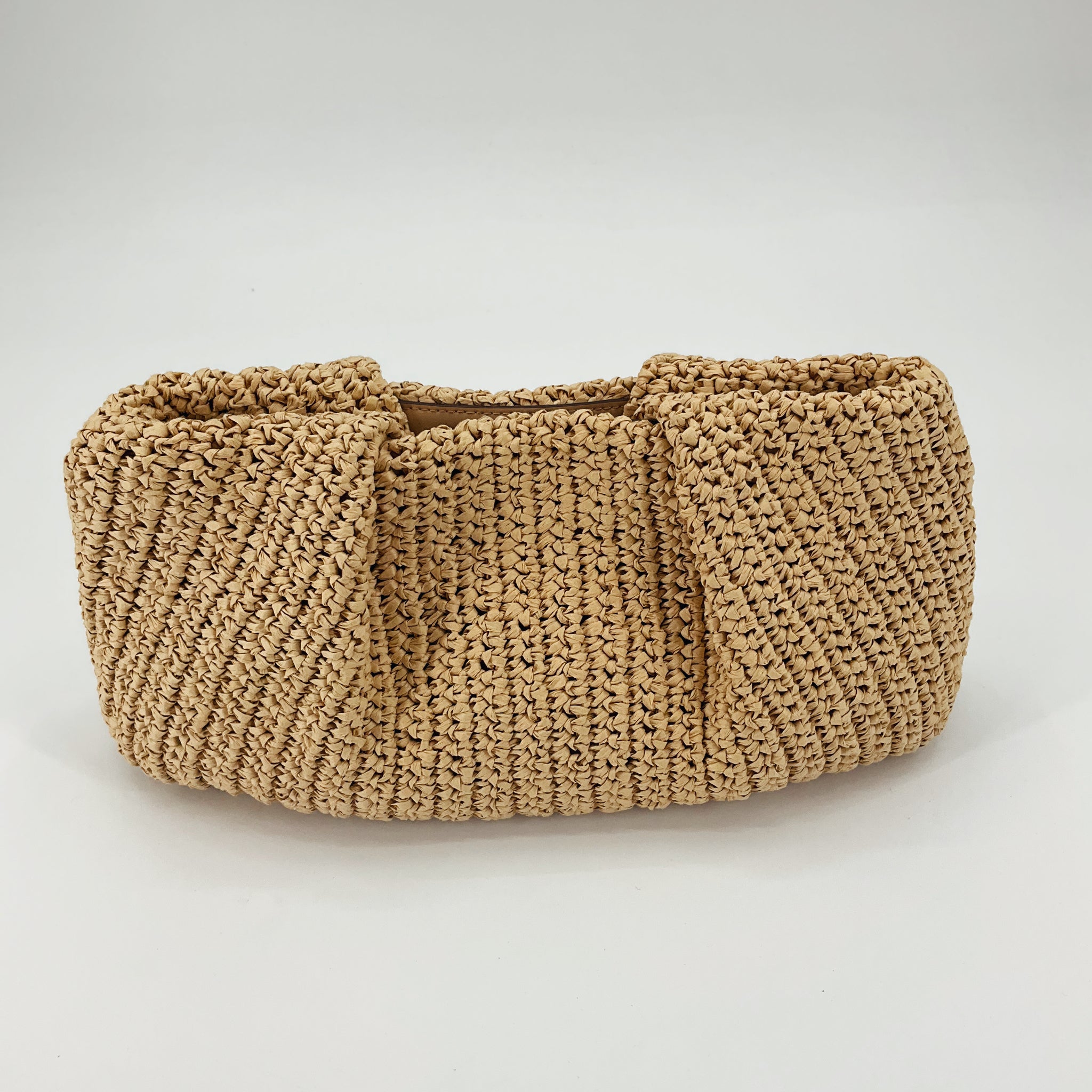 Antonio Melani Tan Straw Pre-Owned Ladies Purse