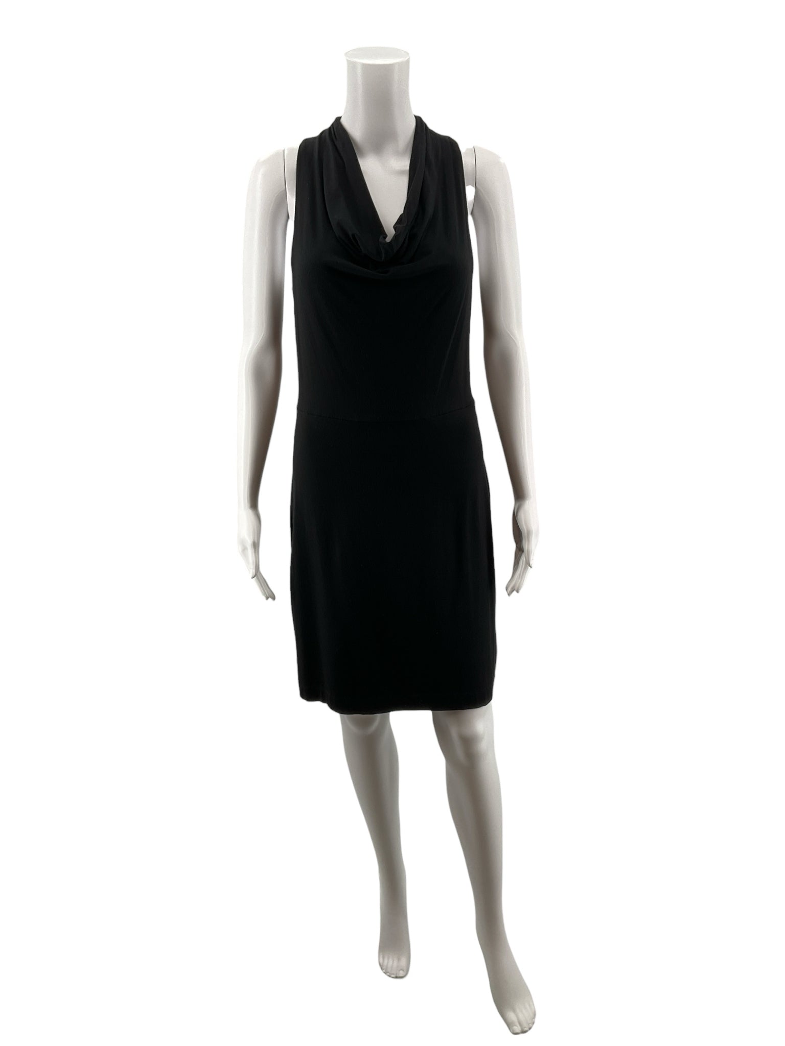 Ann Taylor Black Solid Pre-Owned Ladies Dress - Size Small