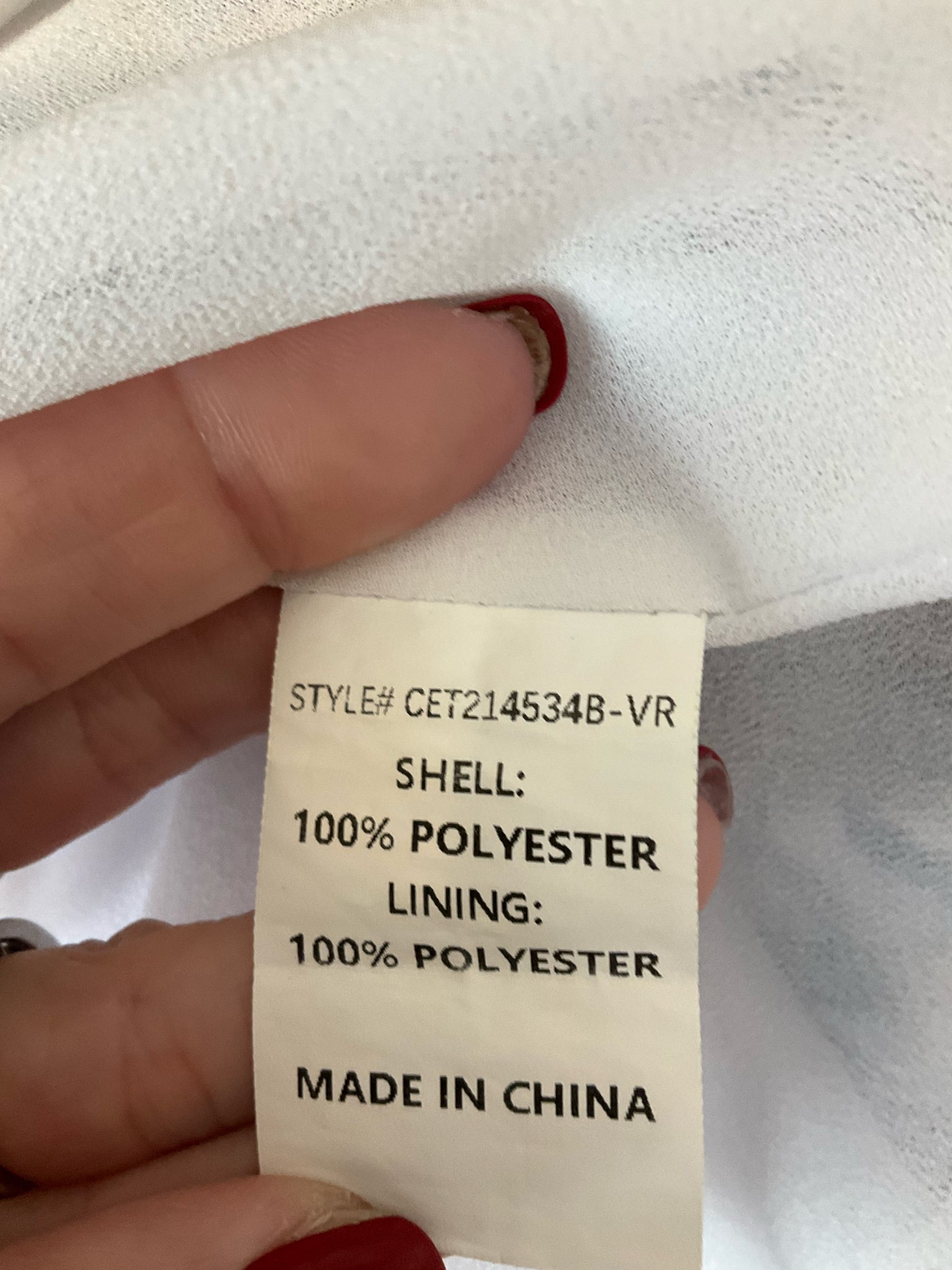 Melloday Floral Ruffle V-Neck Blouse Size Medium Blue White