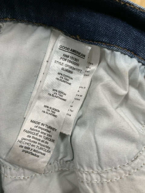 Good American Good Cigarette Crop High Rise Jeans Size 12/31 - ONLINE ONLY