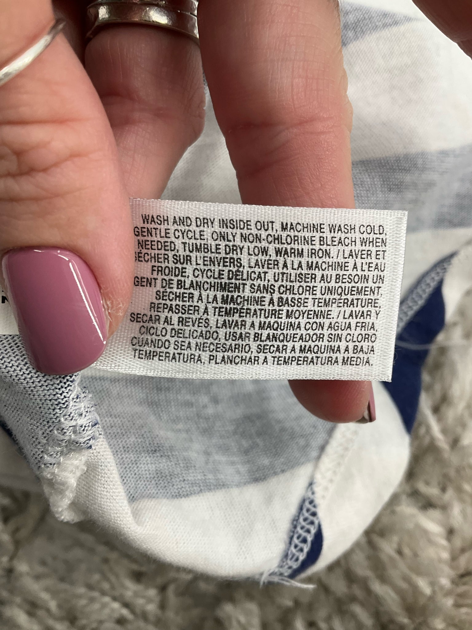 Old Navy White/Blue Stripe Pre-Owned Ladies Dress - Size Medium - Margaret’s Fine Consignment