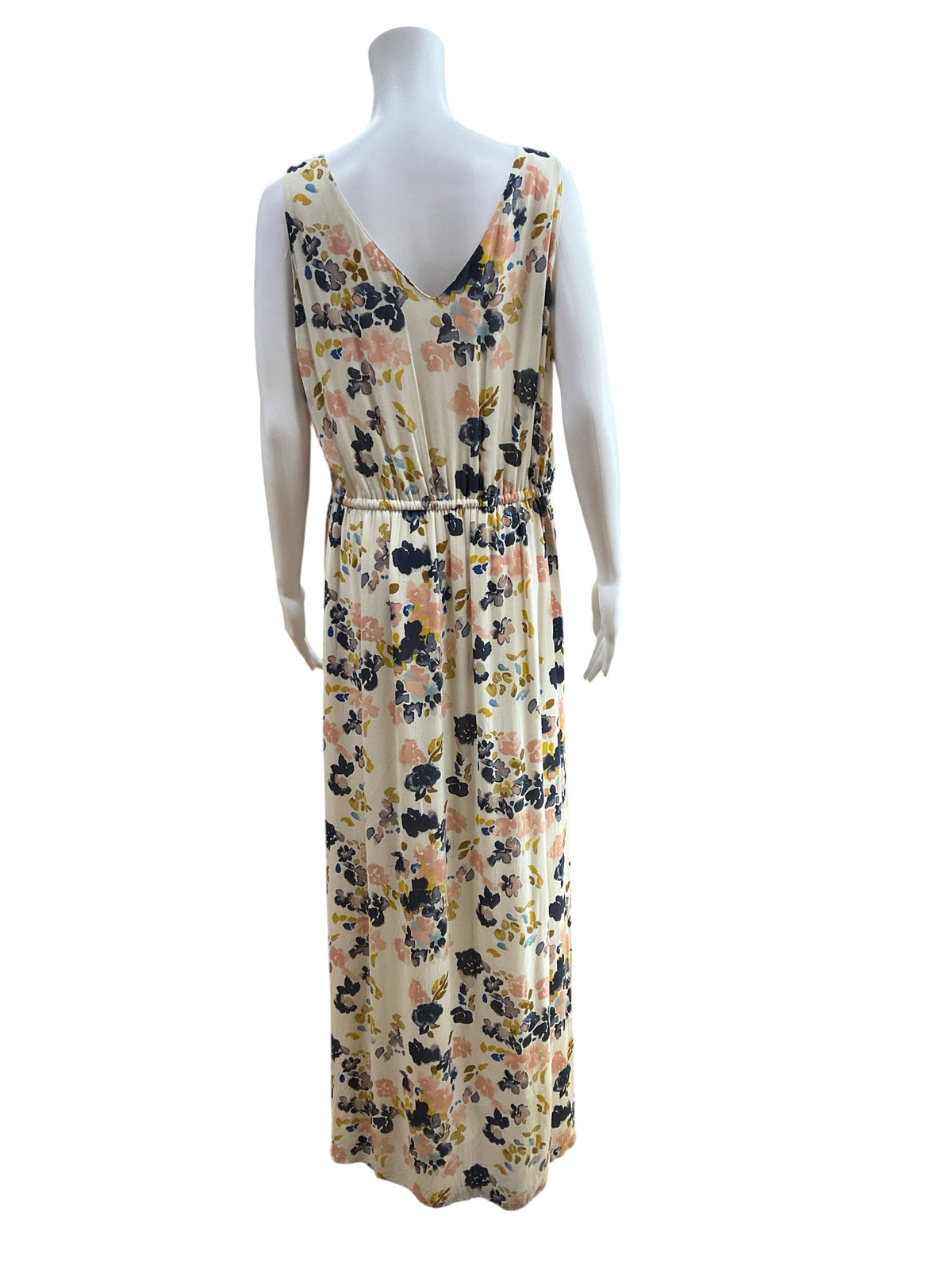 Lucky Brand Floral V-Neck Sleeveless Maxi Dress Size Large - ONLINE ONLY