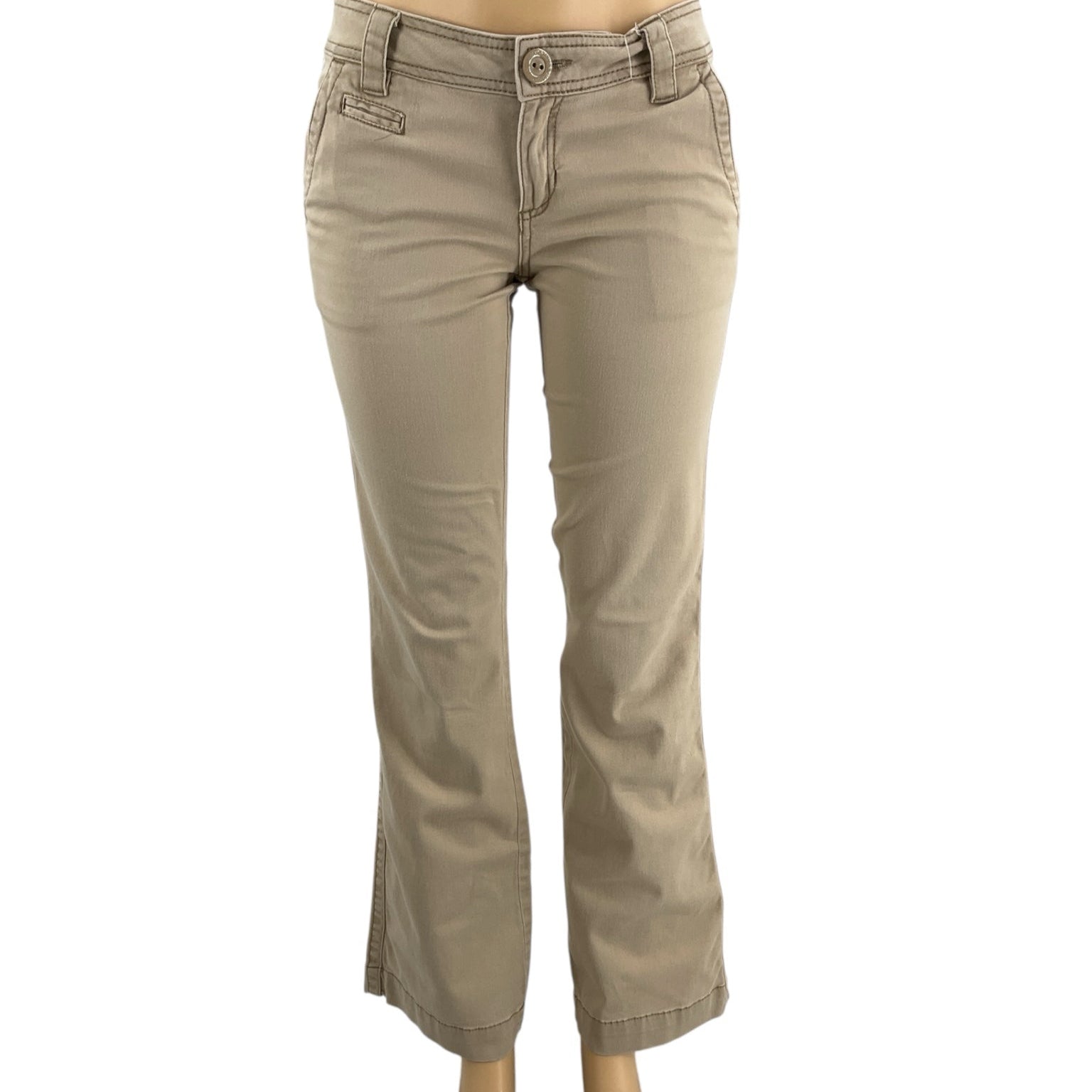 Aeropostale Tan Skinny Flare Pants – Size 3/4, Excellent Condition - Margaret’s Fine Consignment