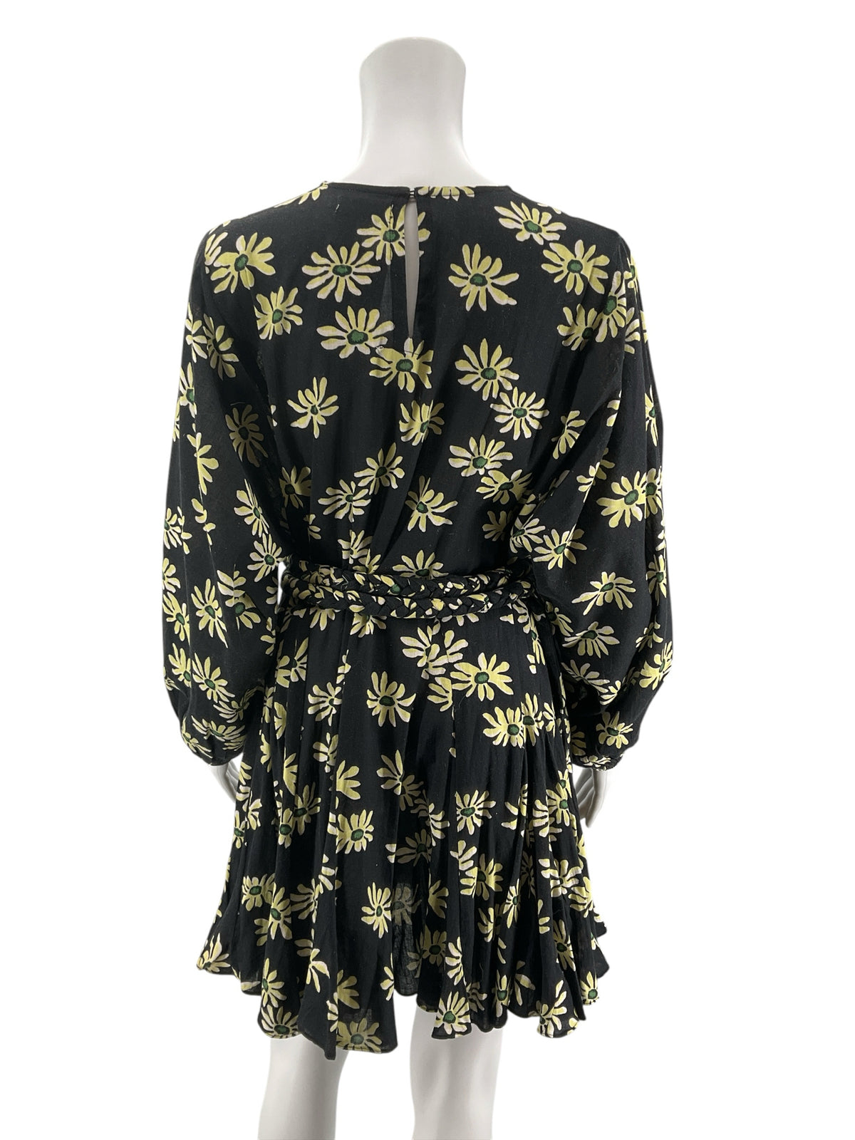 Rhode Fiona Floral Mini Dress Black Daisy Field XS
