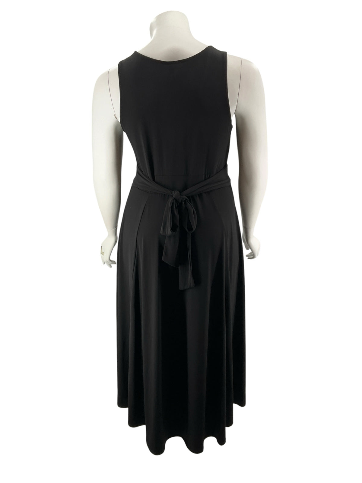 Torrid Black Jersey Knit Faux Wrap Hi-Lo Midi Dress Size 2X