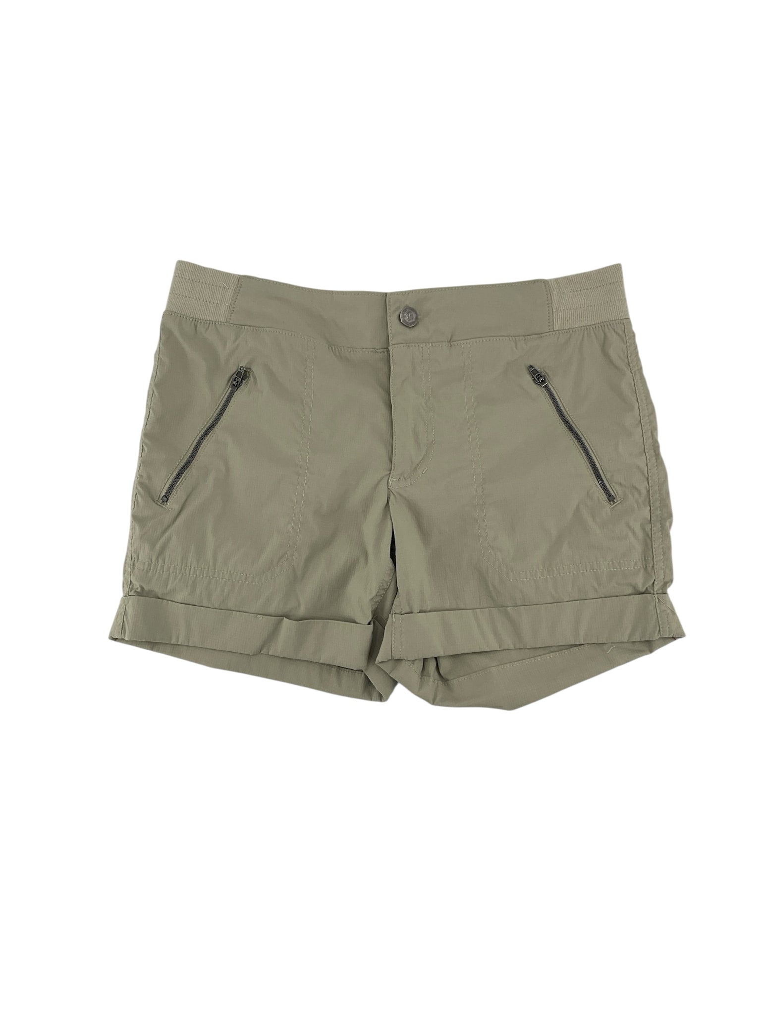 Tangerine Khaki Outdoor, Hiking, Athletic, Casual, Gorpcore, Utility Size S Khaki Solid Shorts - Size S