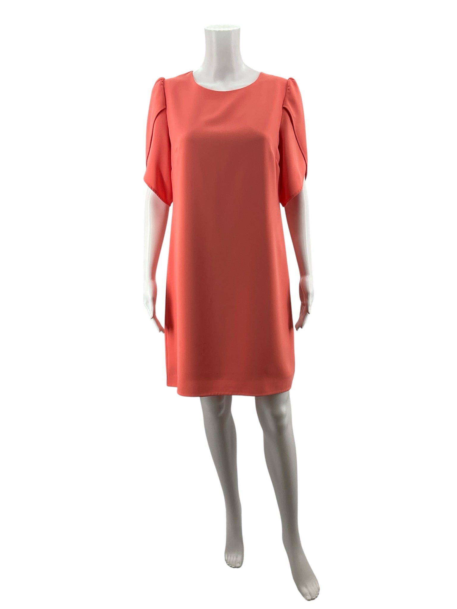 Cynthia Steffe Coral Solid Pre-Owned Ladies Dress - Size 8