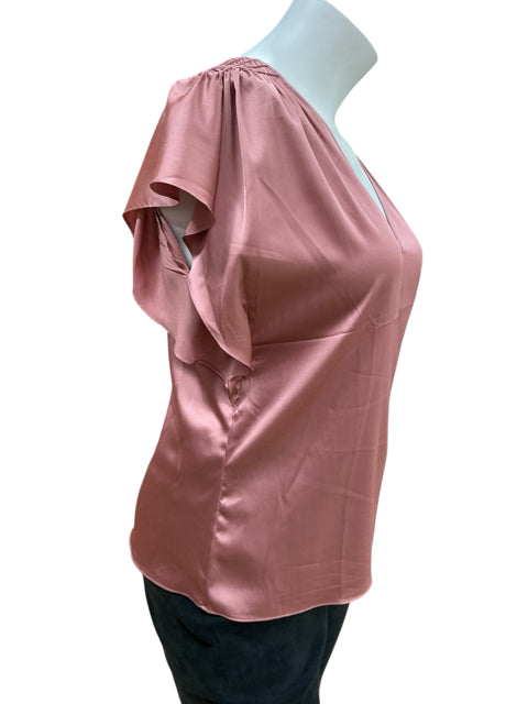 White House Black Market Mauve Solid Pre-Owned Ladies Top -Size XL - Margaret’s Fine Consignment