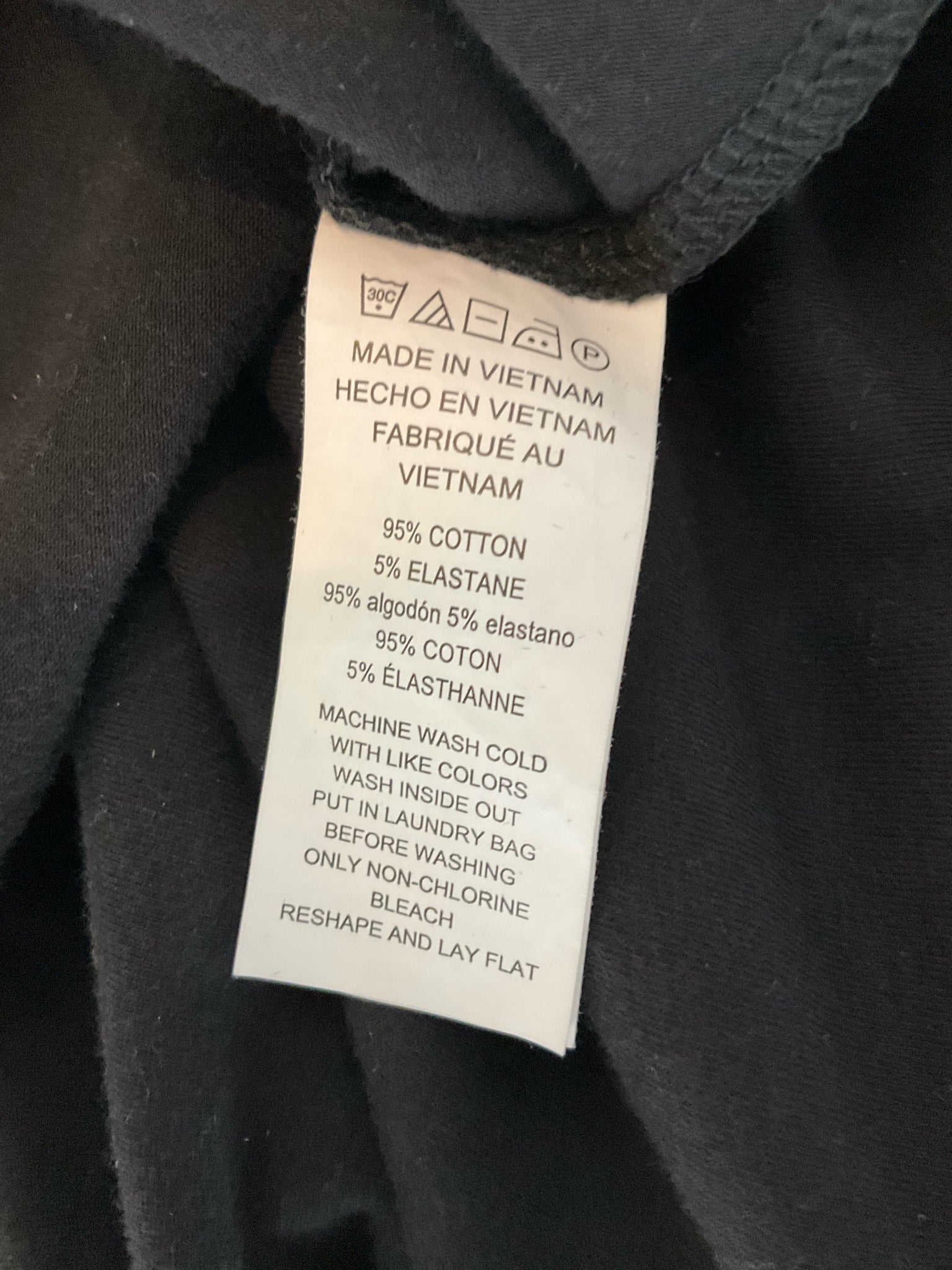 MICHAEL Michael Kors Black Ruched Front Zip Polo Top Size XL