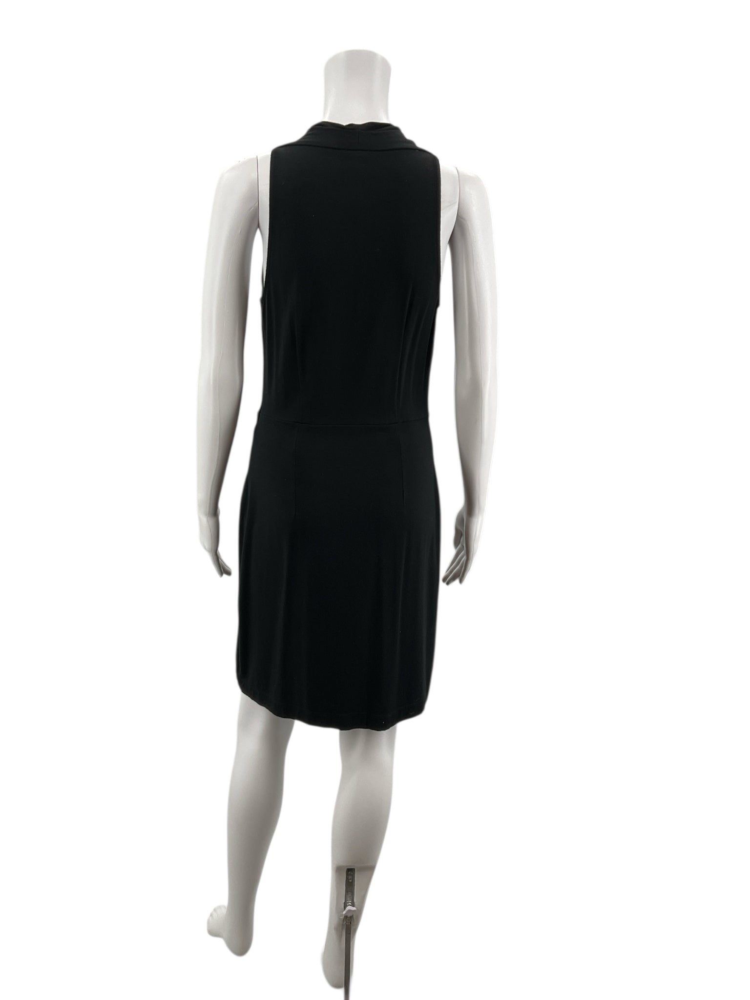 Ann Taylor Black Solid Pre-Owned Ladies Dress - Size Small