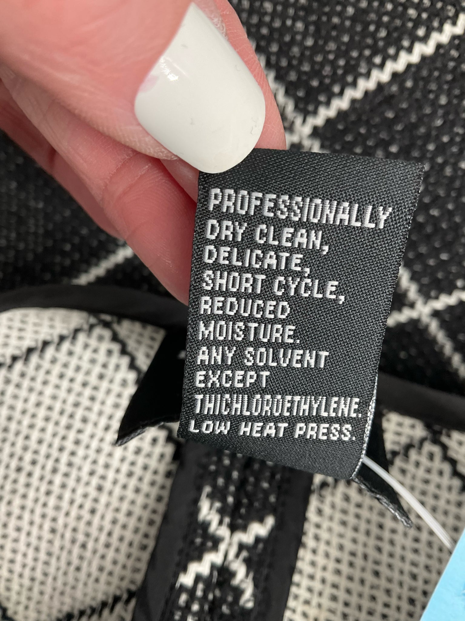 Doncaster Black/White Squares Pre-Owned Ladies Jacket - Size 16 - Margaret’s Fine Consignment