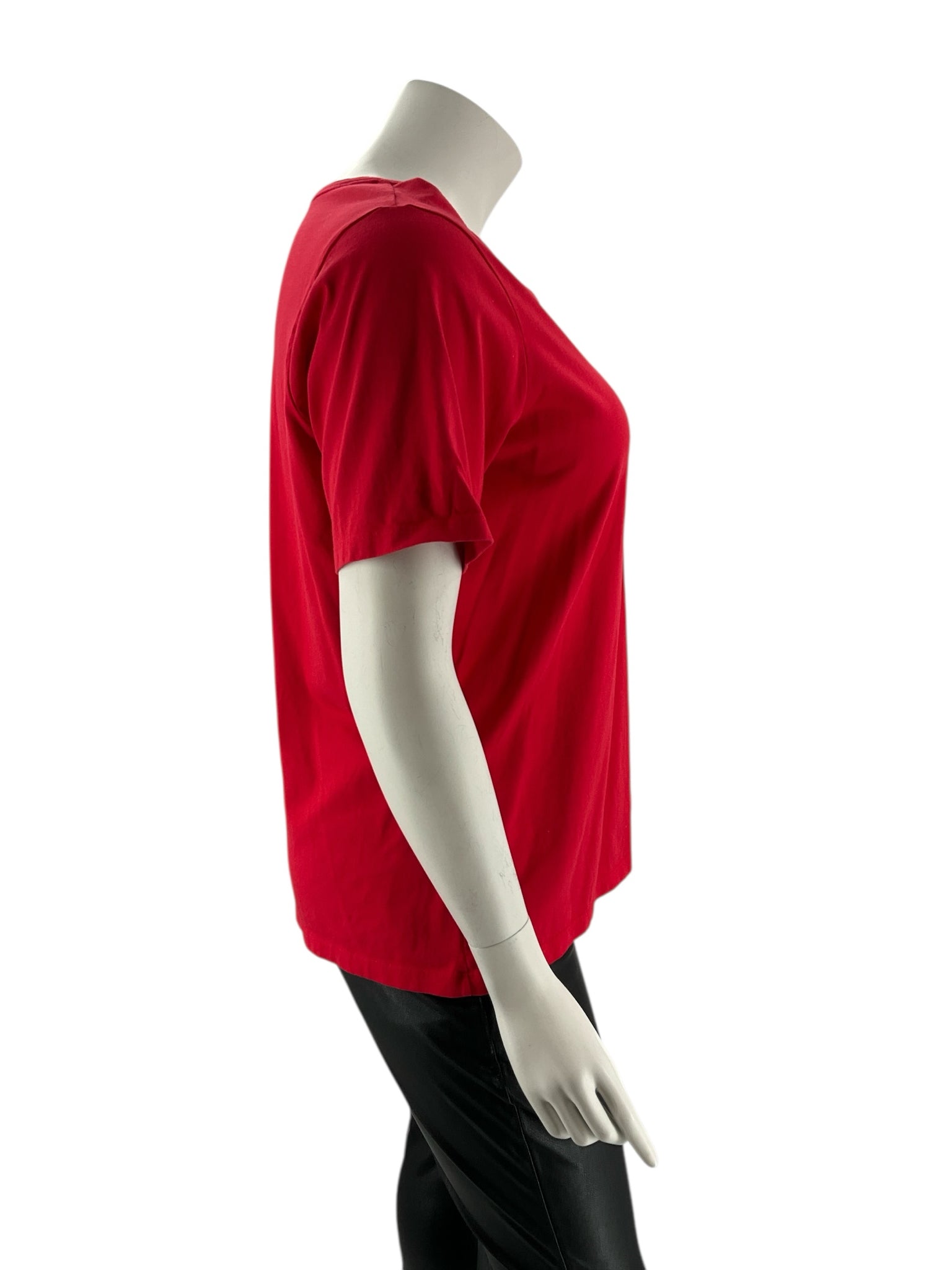 Lands End Red Solid Pre-Owned Ladies Casual Top - Size 1X