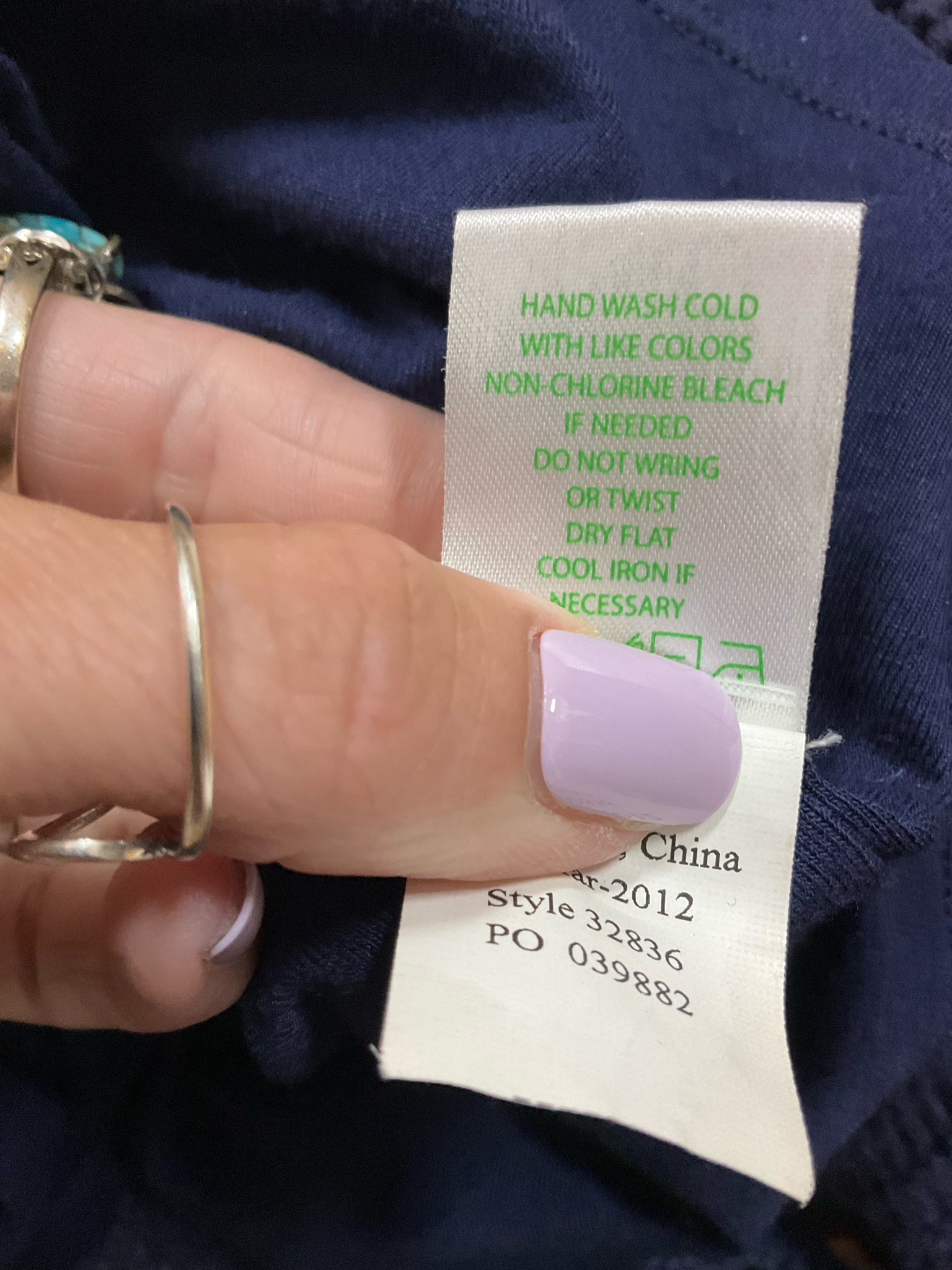 Lilly Pulitzer Talli Crochet Knit Midi Dress Navy Blue Size Medium