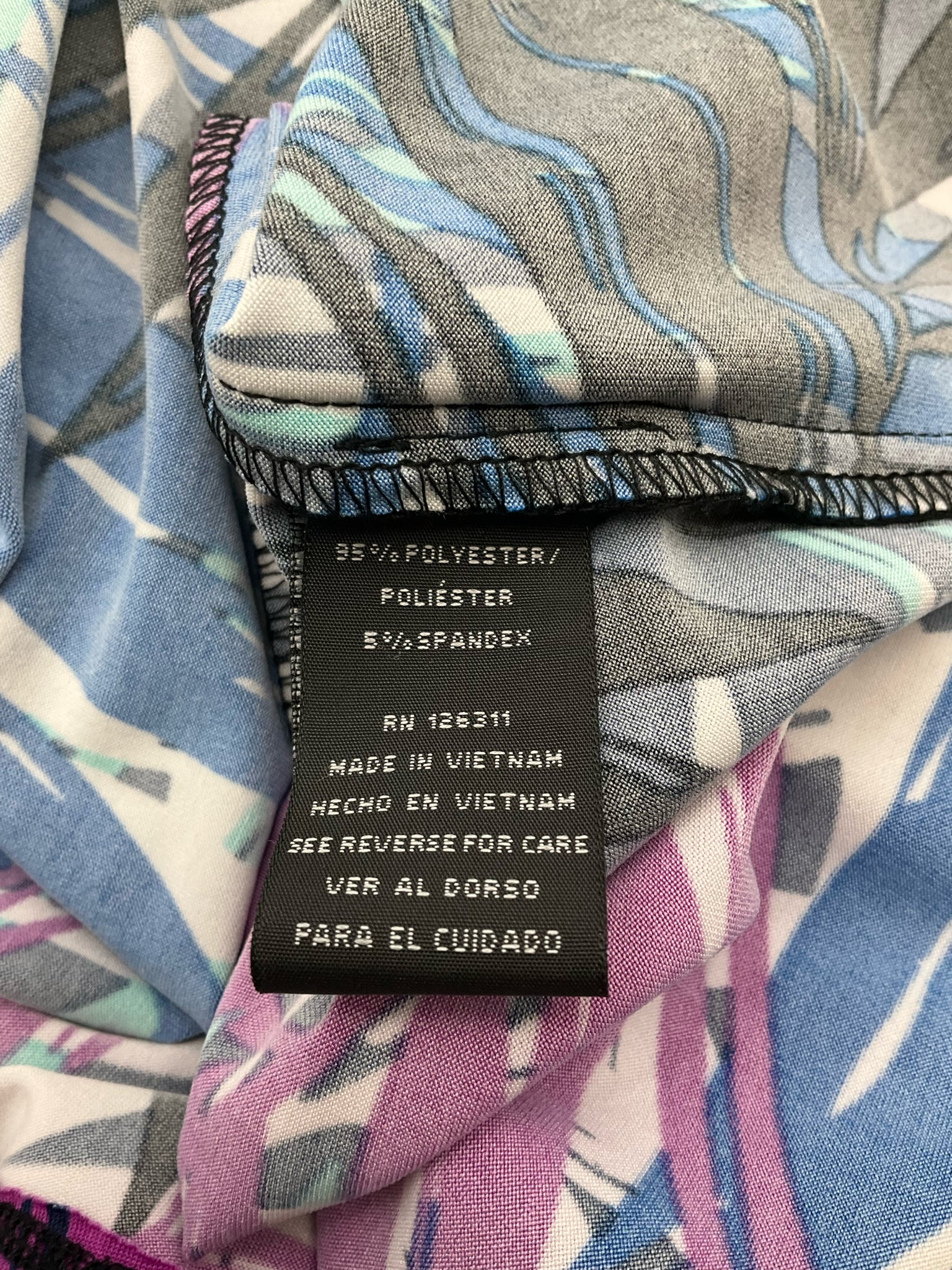 RN Studio by Ronni Nicole Palm Leaf Print Stretch Dress Size 4 - ONLINE ONLY