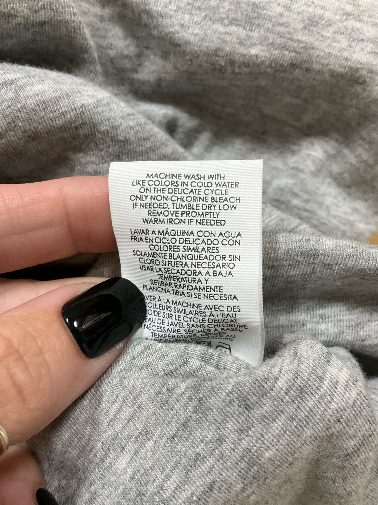 cabi Ruched Tank Dress Heather Gray Sleeveless Cotton Blend | Size Medium