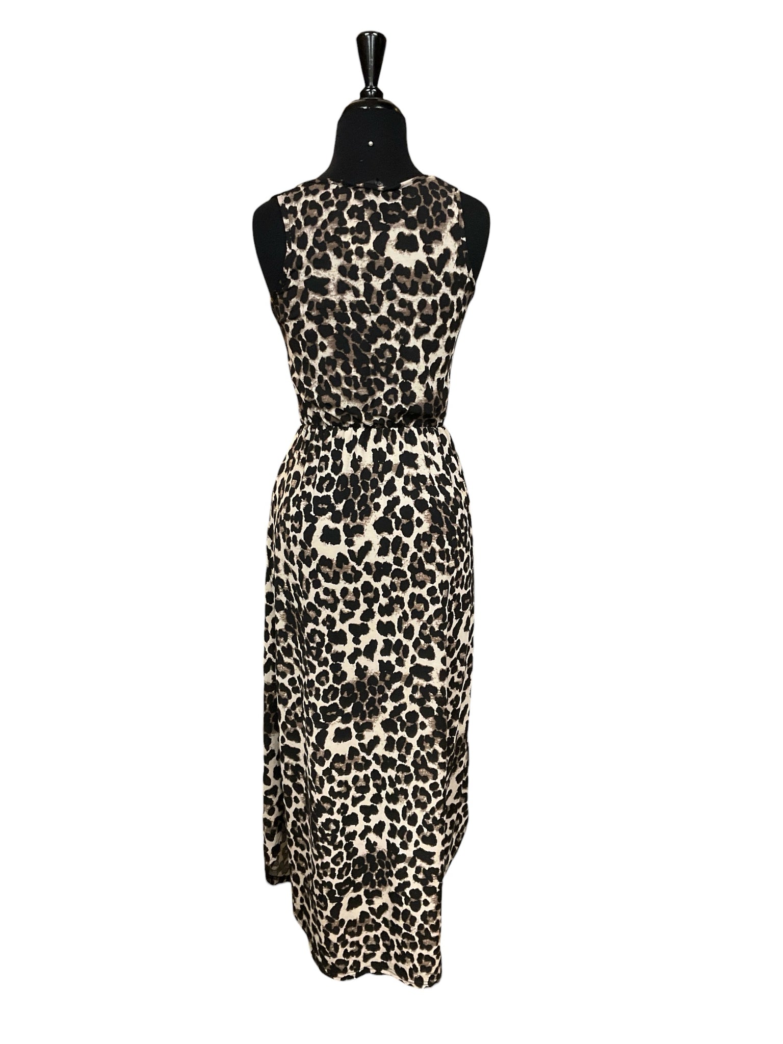 lildy brown/black Dress Size S/M brown/black Animal Pre-Owned Ladies Dress - Size S/M