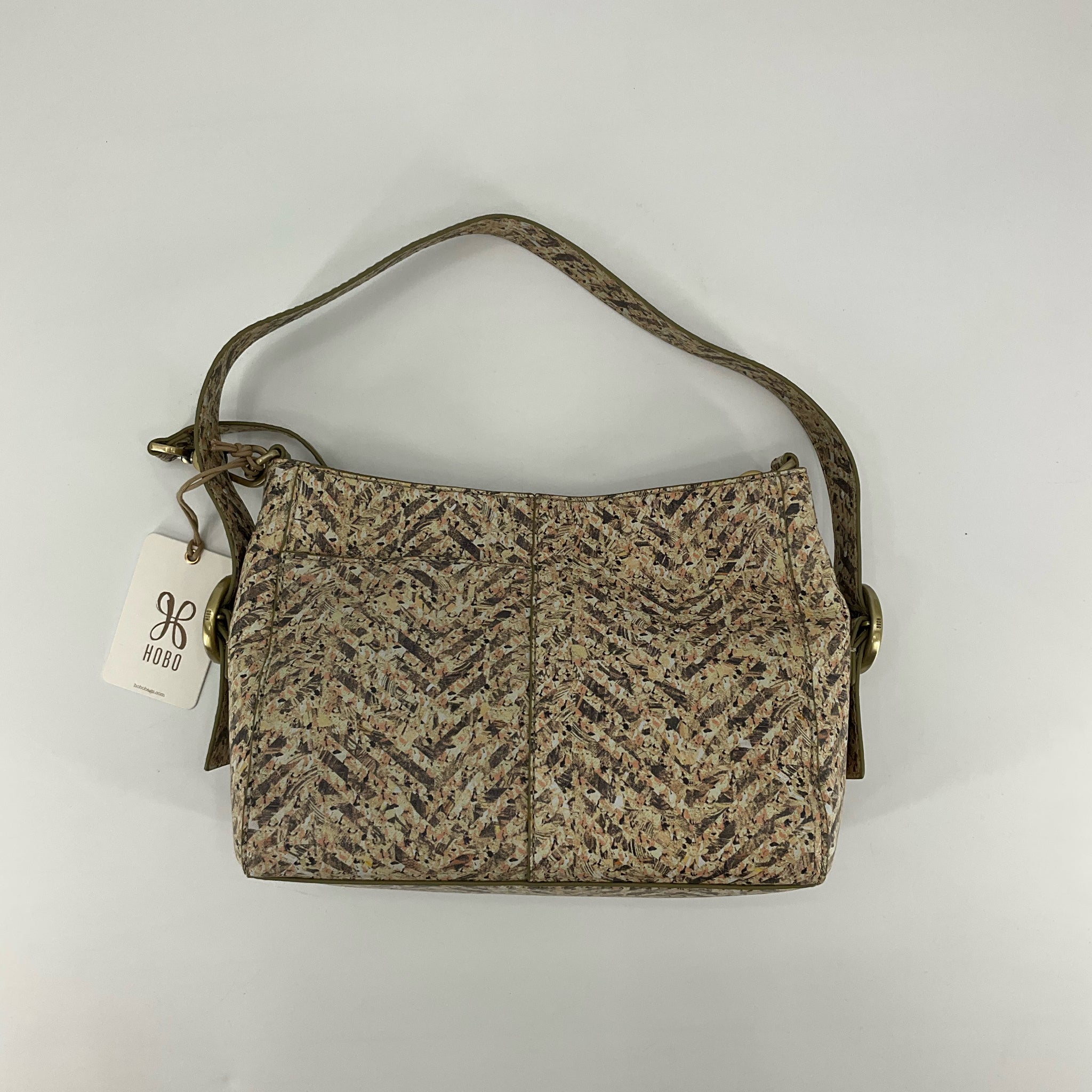 Hobo Cassie Cork Mosaic Crossbody Bag with Leather Trim