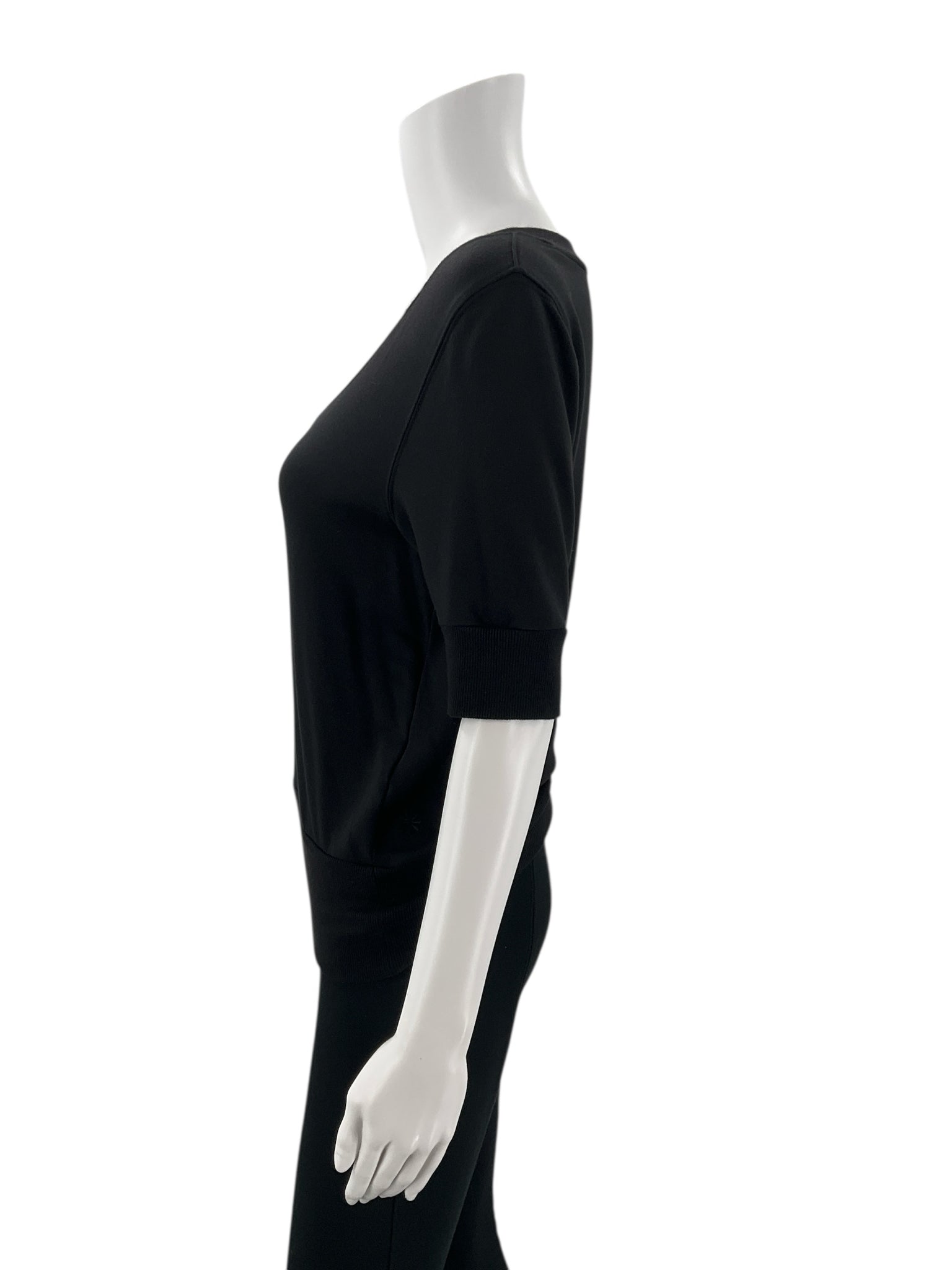 Athleta Black Solid Pre-Owned Ladies Top - Size XS - Margaret’s Fine Consignment