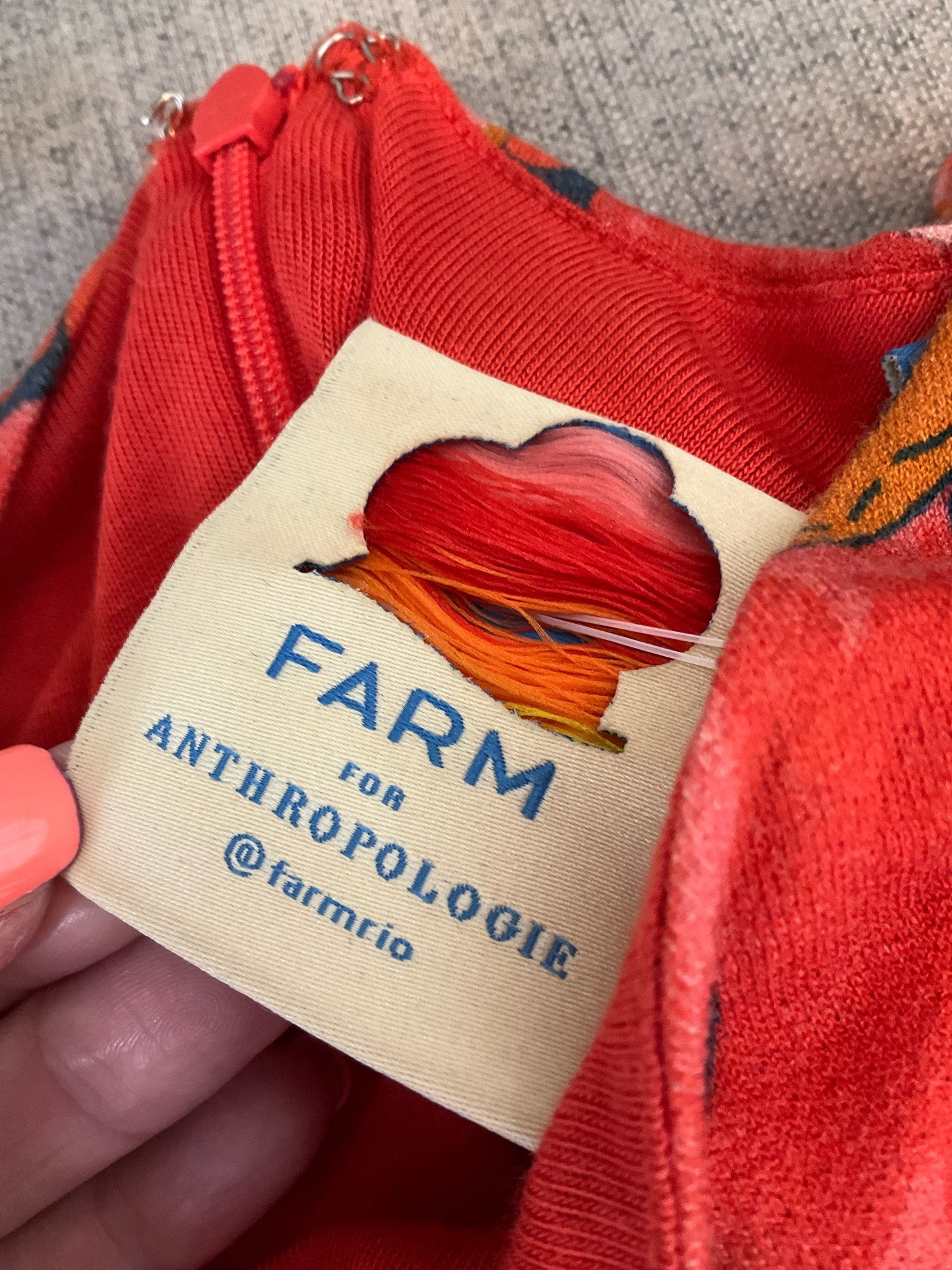 Farm Rio for Anthropologie Paisley Print Midi Dress Size XS