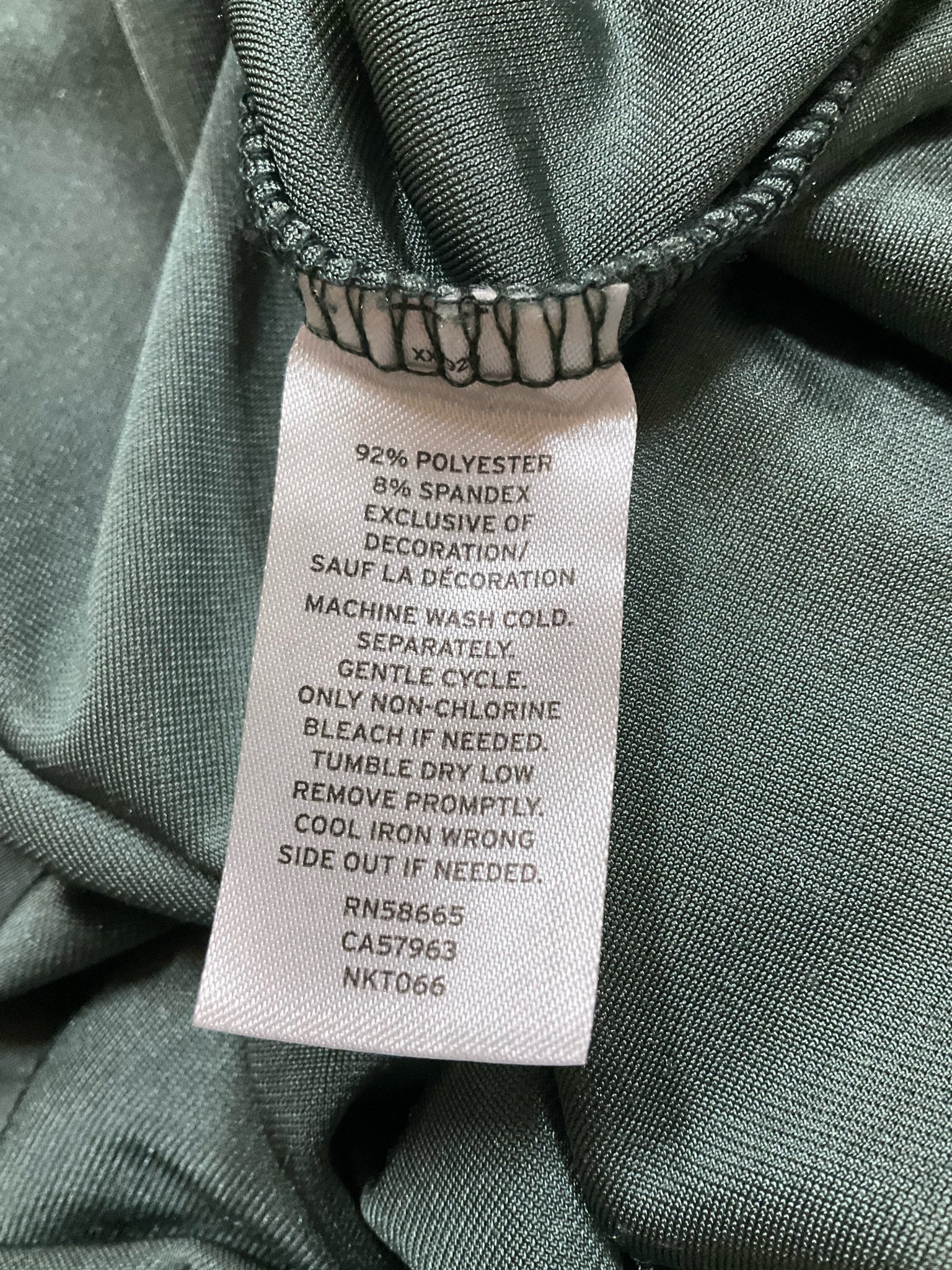 14th & Union Green Crushed Velvet Tie Back Top Short Sleeve Blouse Womens XL