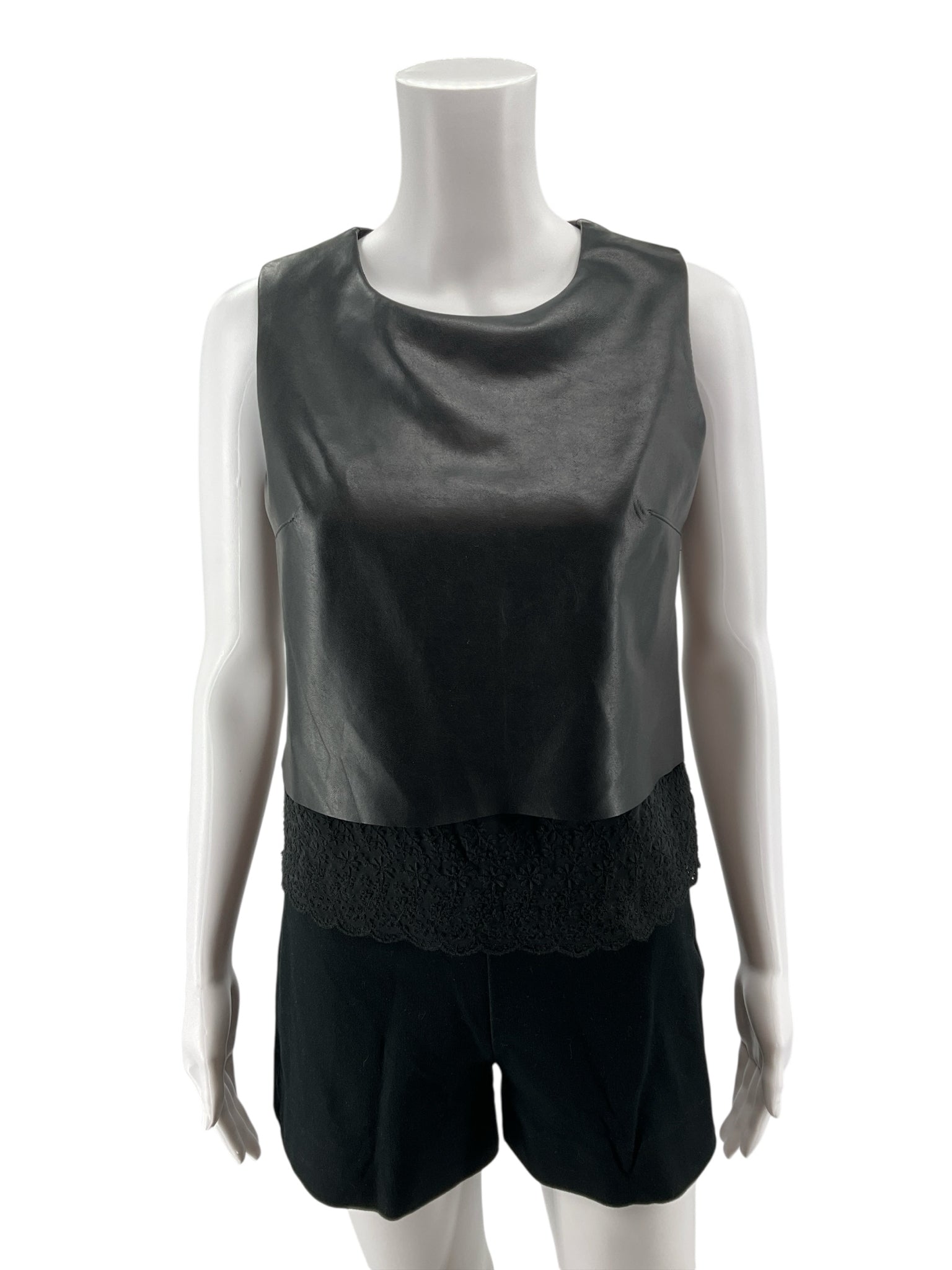 bailey 44 Size XS Black Solid Pre-Owned Ladies Casual Top - Downstairs