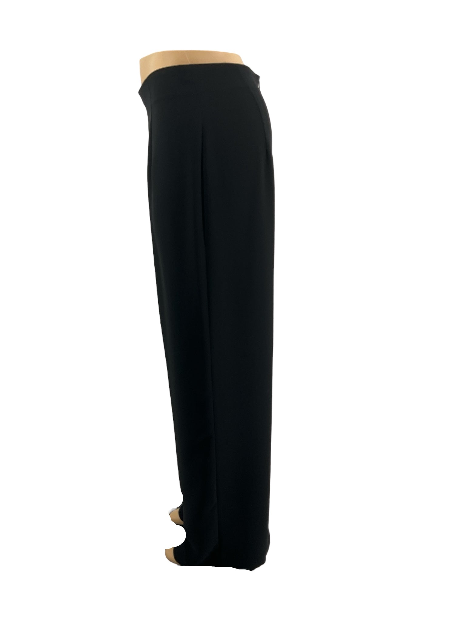 Jones New York Black Wide-Leg Evening Pants – Size 12, Excellent Condition - Margaret’s Fine Consignment