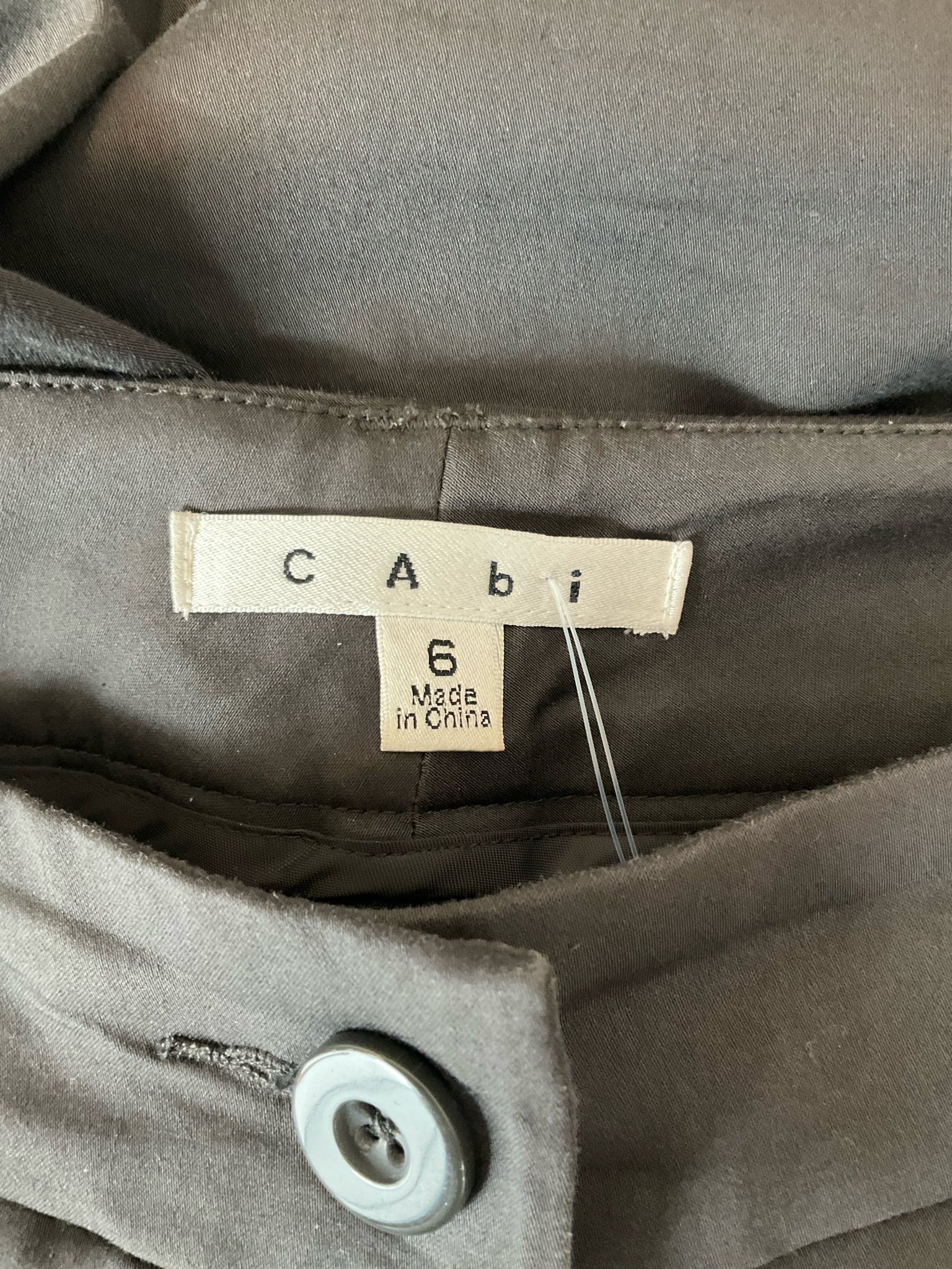 cabi Gray Pant The Carolyn Crop Pants Gray Stretch Ankle Trousers Women&