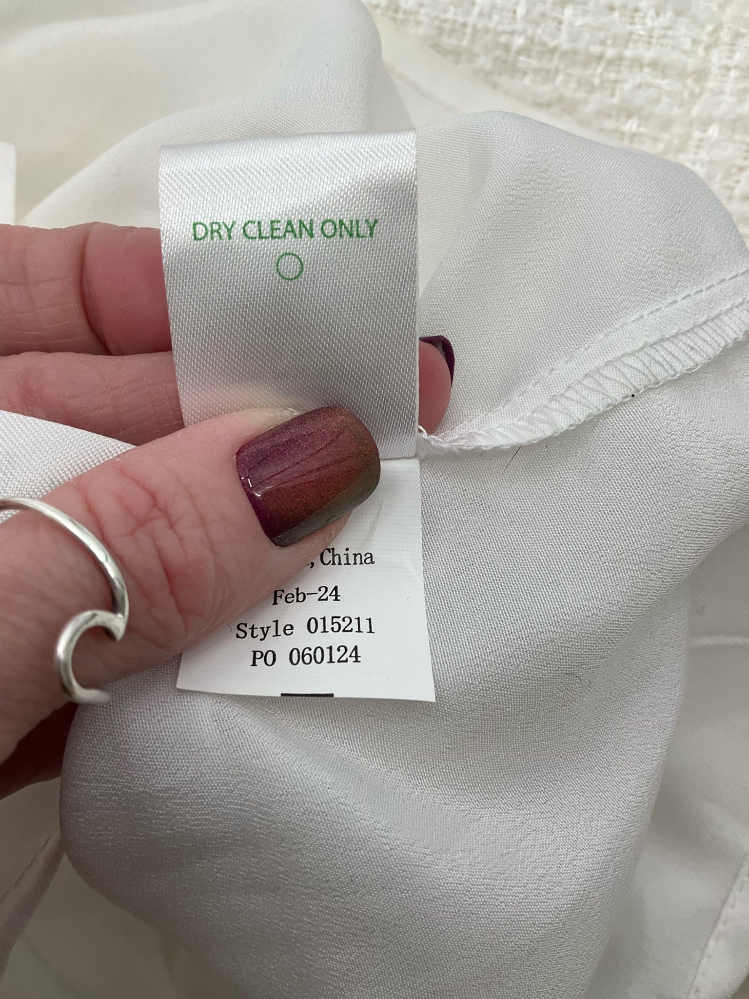 Lilly Pulitzer White Tweed Pre-Owned Ladies Dress - Size 4