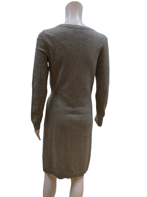 Talbots Heather Gray Solid Pre-Owned Ladies Dress - Size XS