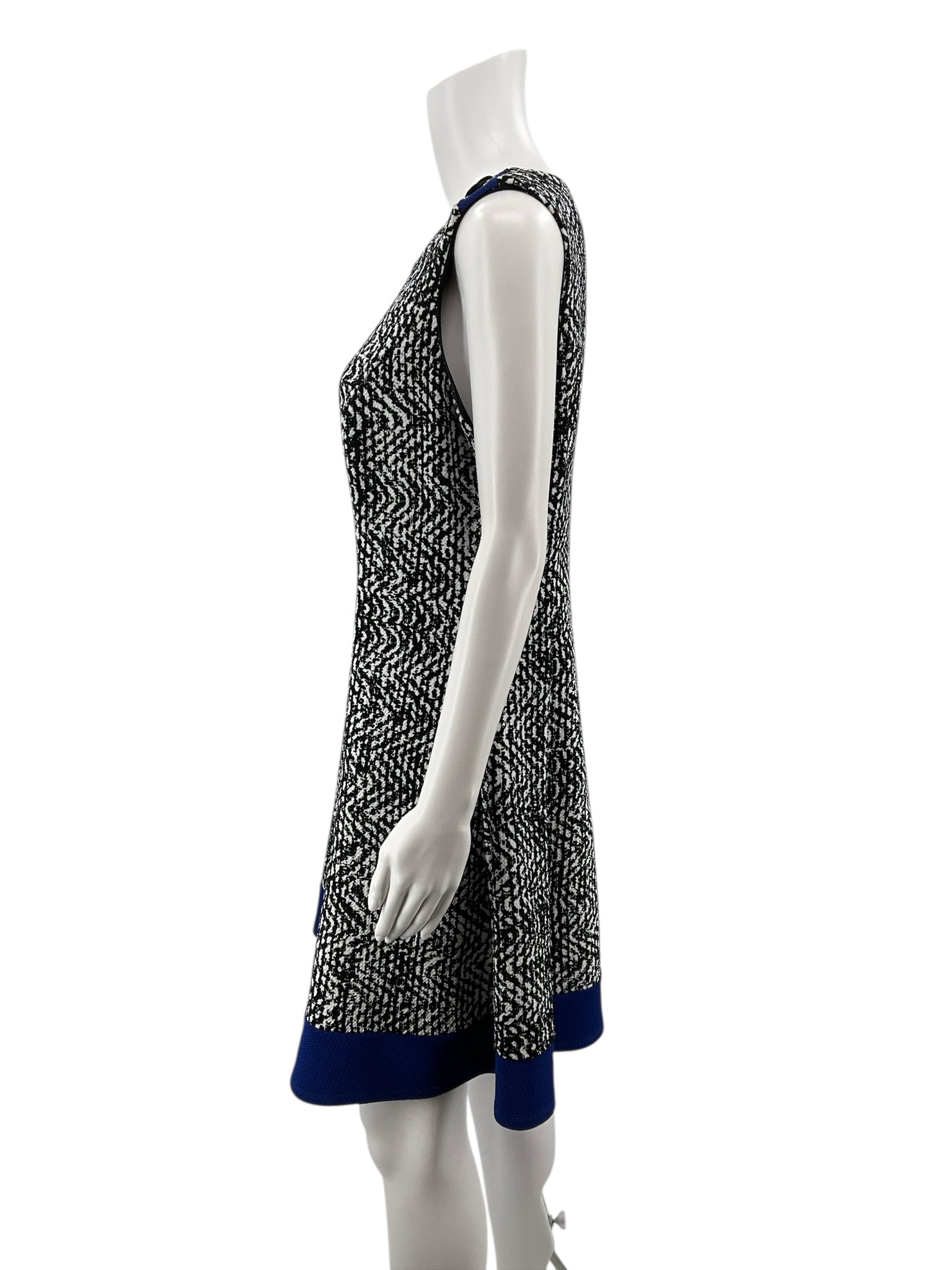 Alyx White/Black Print Pre-Owned Ladies Dress - Size 16 Petite