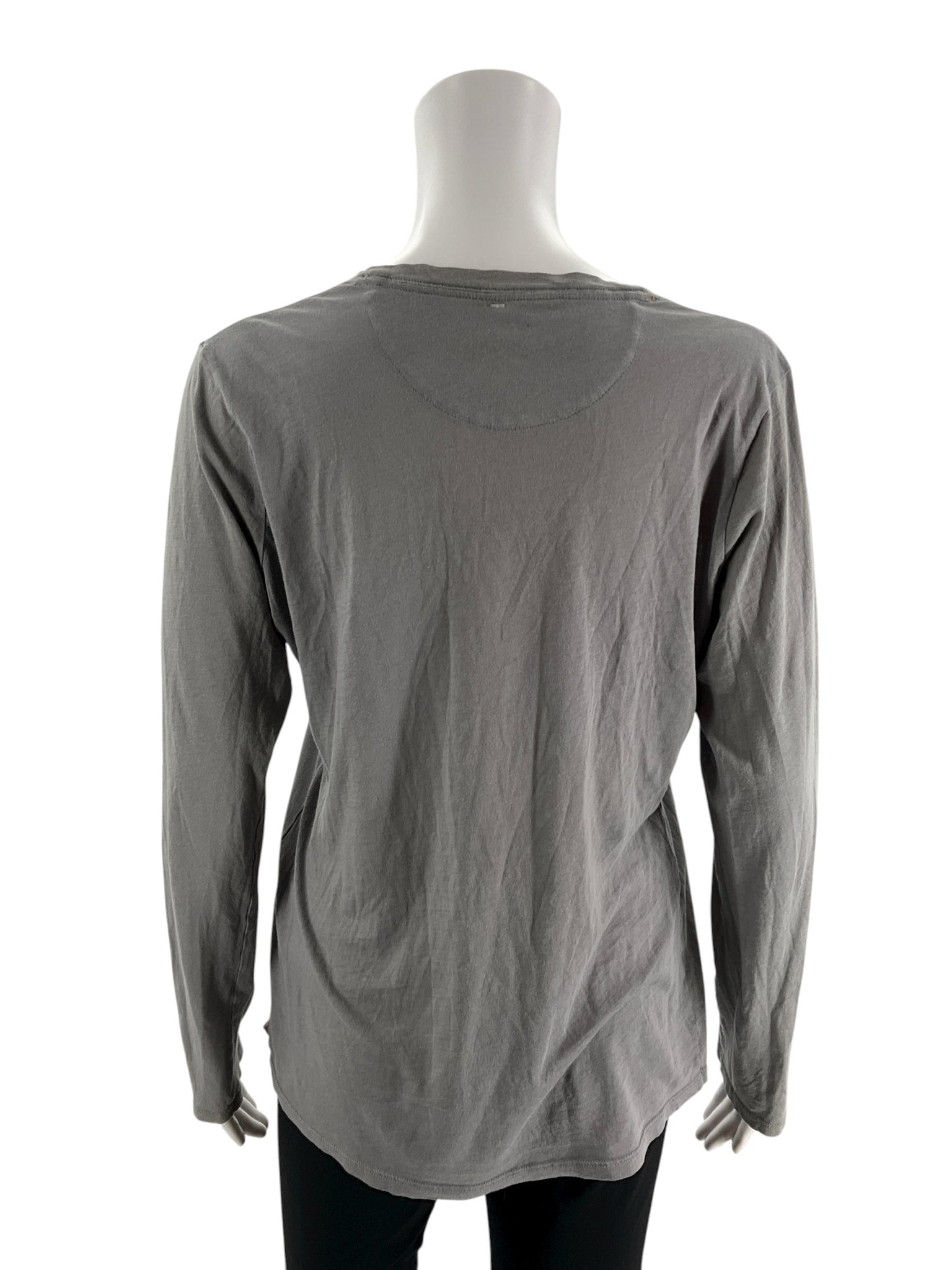 VSX Gray Solid Pre-Owned Ladies Top - Size Large - Margaret’s Fine Consignment