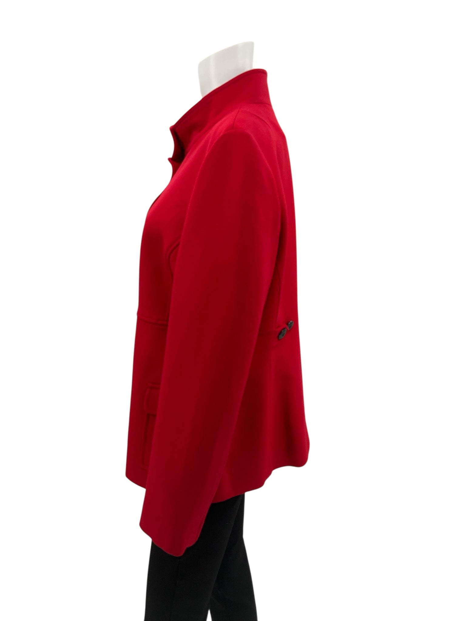 Perse Red Solid Pre-Owned Ladies Jacket - Size 16 - Margaret’s Fine Consignment