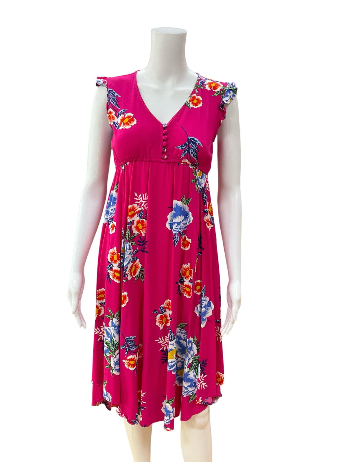 Jessica Simpson Gabbie Floral Maxi Dress PXS New With Tags - ONLINE ONLY