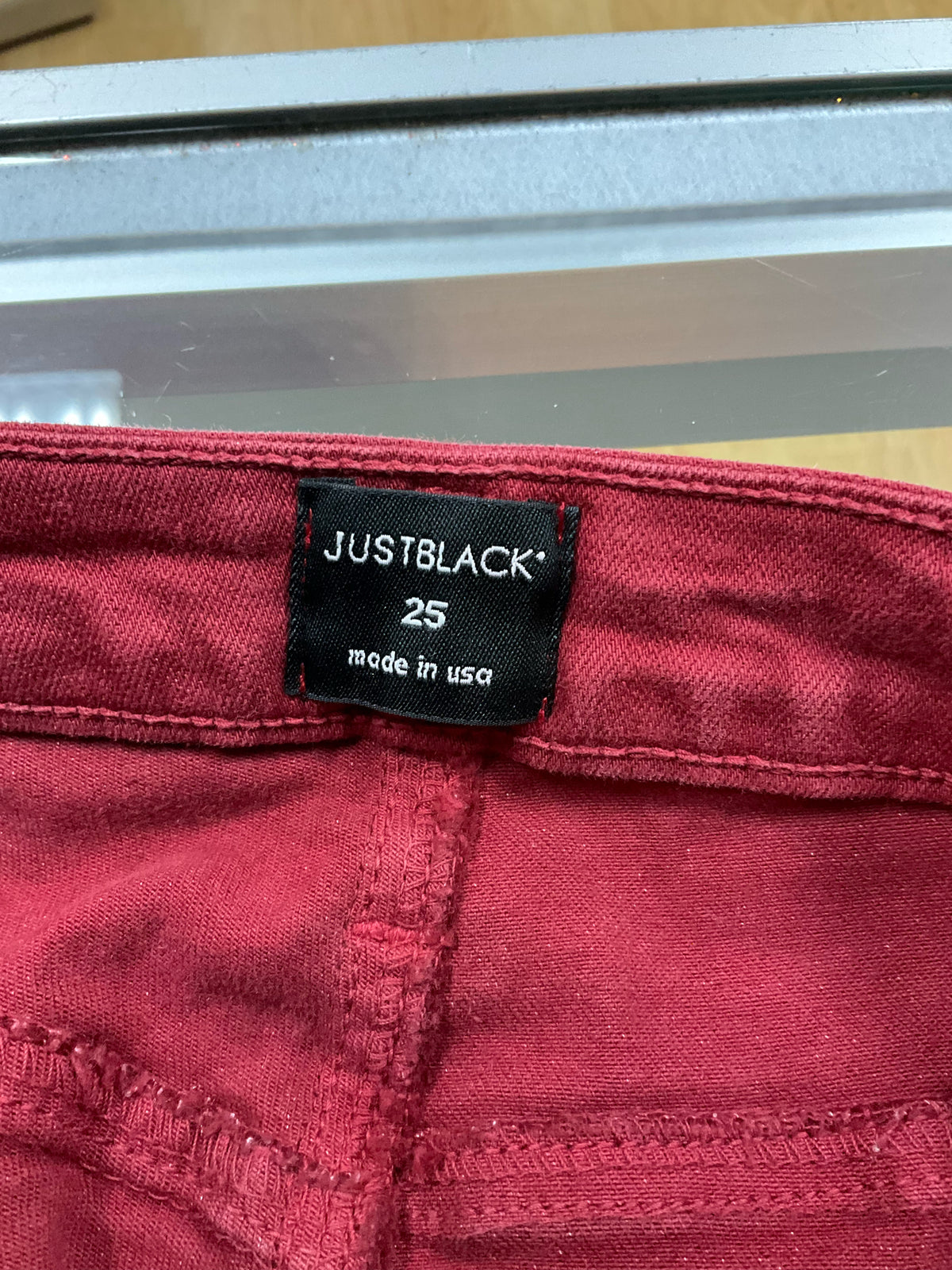 Just Black High Rise Ankle Skinny Pants Rust | Size 4 - ONLINE ONLY