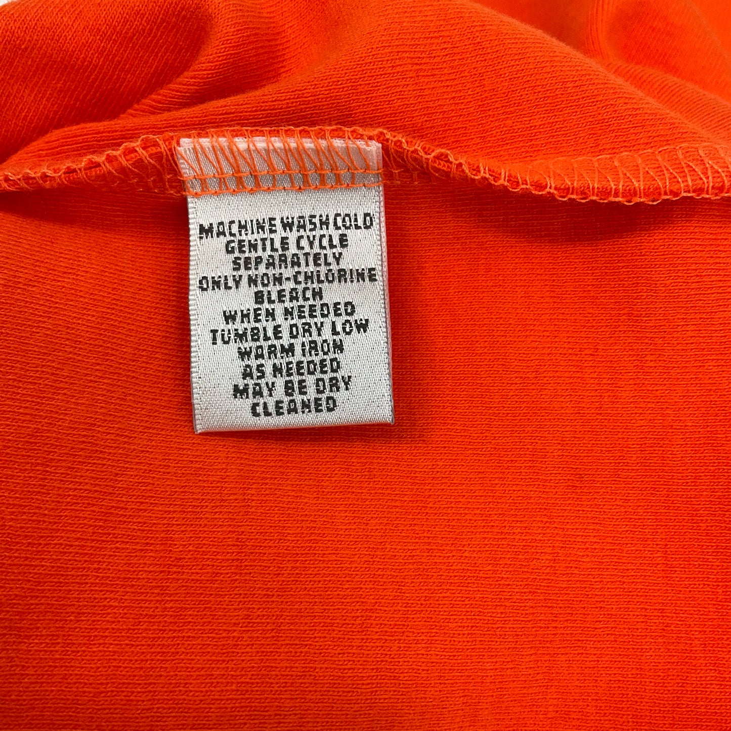 Chico's Orange Solid Top Size XL - information