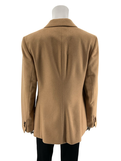 Brooks Brothers Italian Camel Hair Blazer Tan Womens Size 8