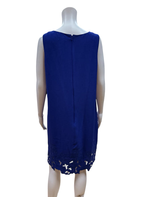 Tahari Size 14 Blue Solid Pre-Owned Ladies New With Tags Dress – Margaret's Fine Consignment
