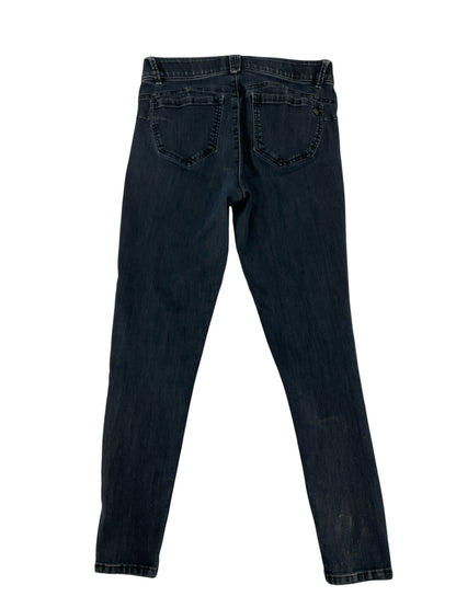 Democracy Size 10 Blue Solid Pre-Owned Ladies Jeans